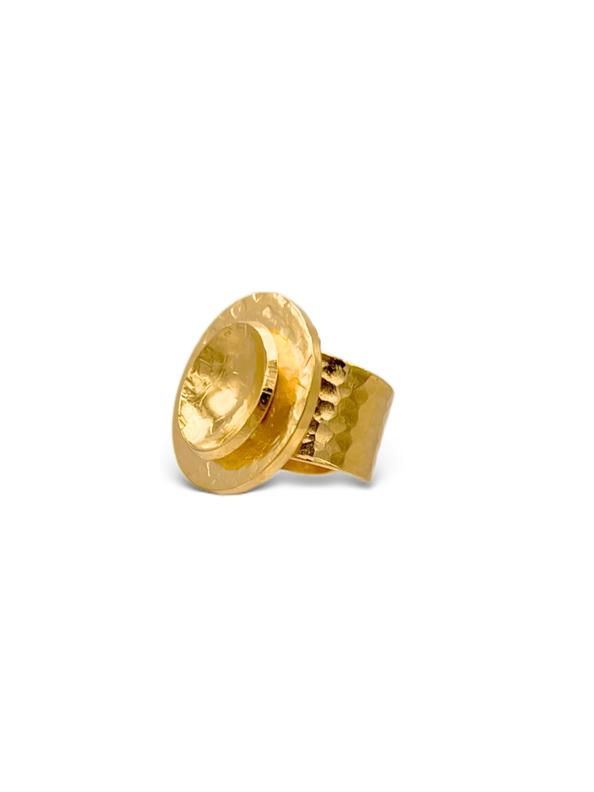 Buttercup Textured Adjustable Ring-Womens rings-JAREDJAMIN Jewelry Online-JAREDJAMIN - Fashion Jewelry &amp; Accessories