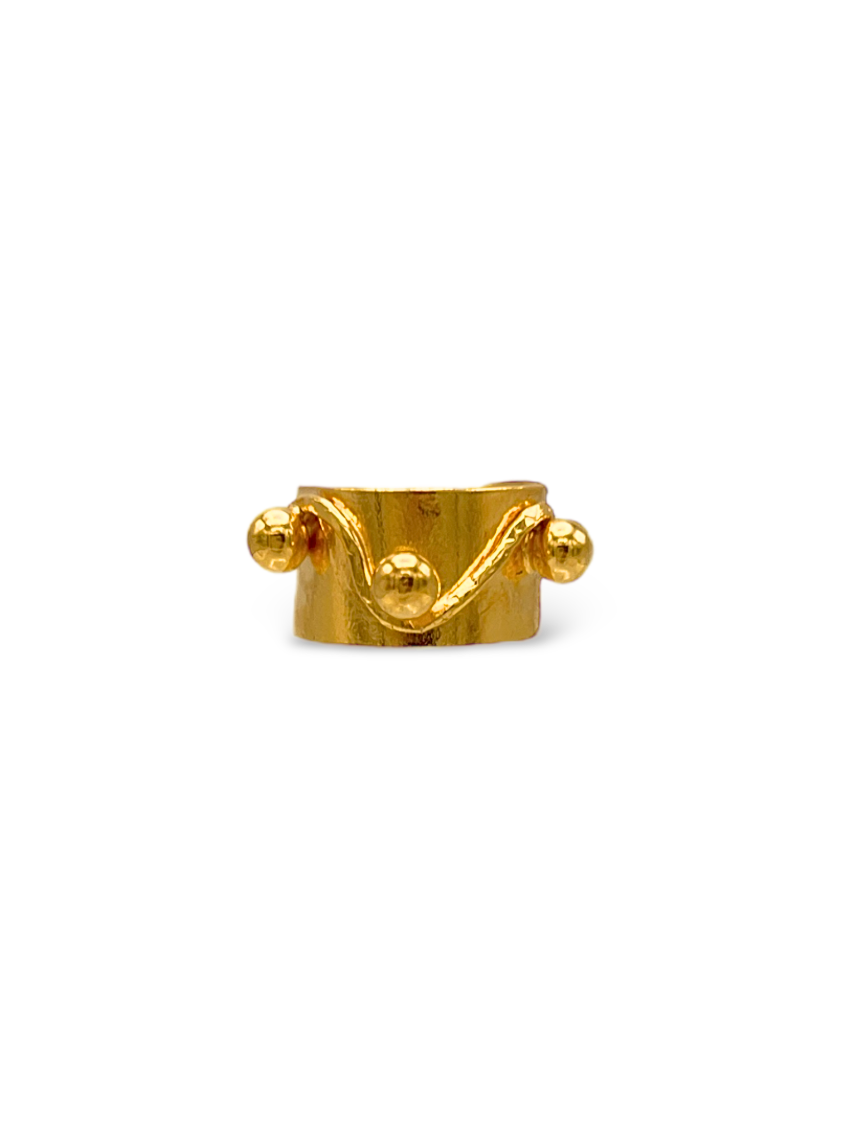 Gold Chivalry Ring-Womens rings-JAREDJAMIN Jewelry Online-JAREDJAMIN - Fashion Jewelry & Accessories