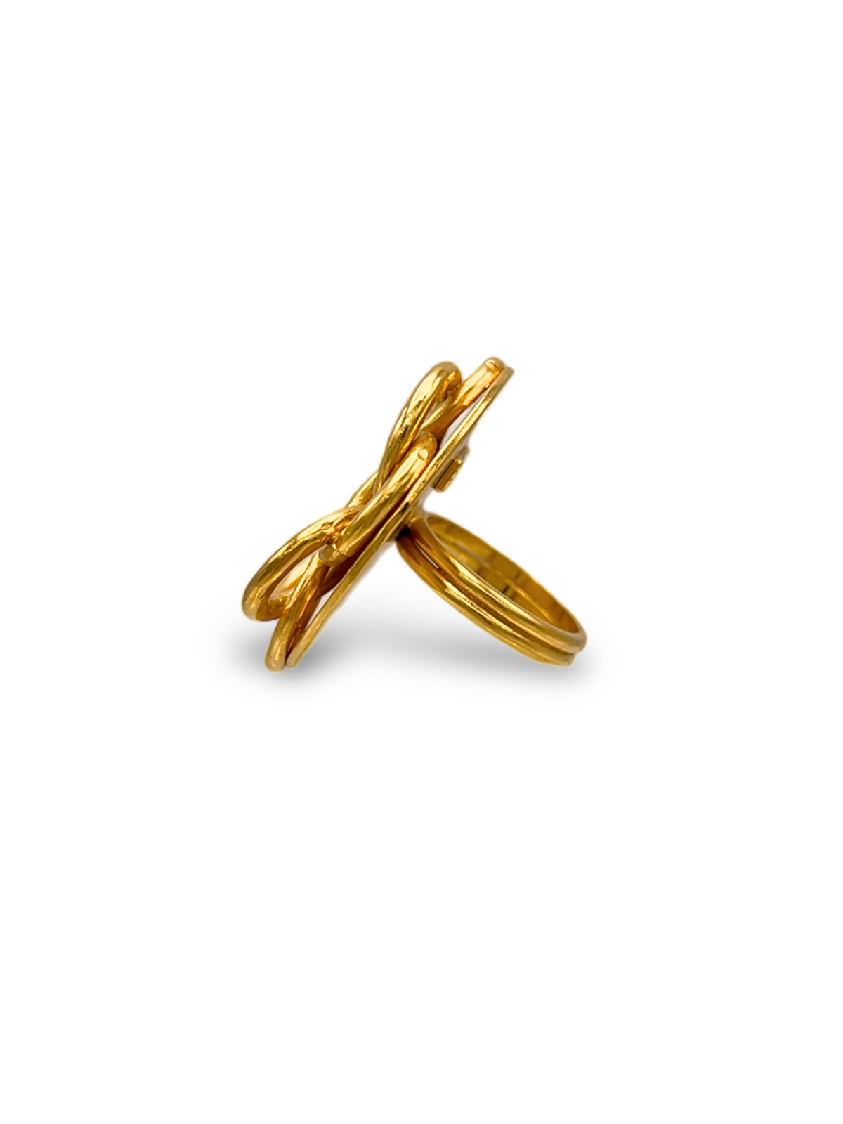 Gold Santorini Rose Ring-Womens rings-JAREDJAMIN Jewelry Online-JAREDJAMIN - Fashion Jewelry &amp; Accessories