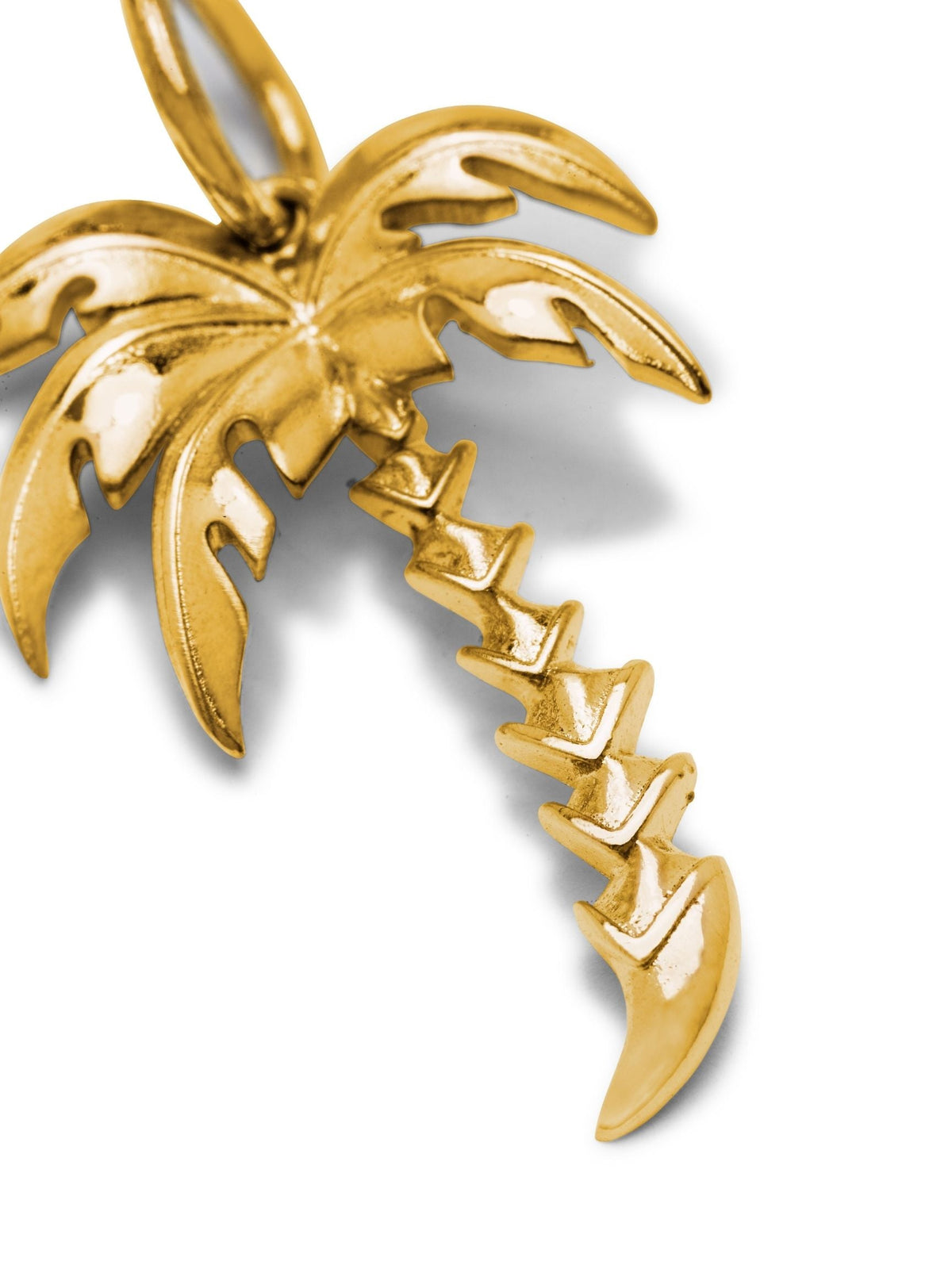 Gold Palm Necklace Pendant Charm-Pendant Charms-JAREDJAMIN Jewelry Online-JAREDJAMIN