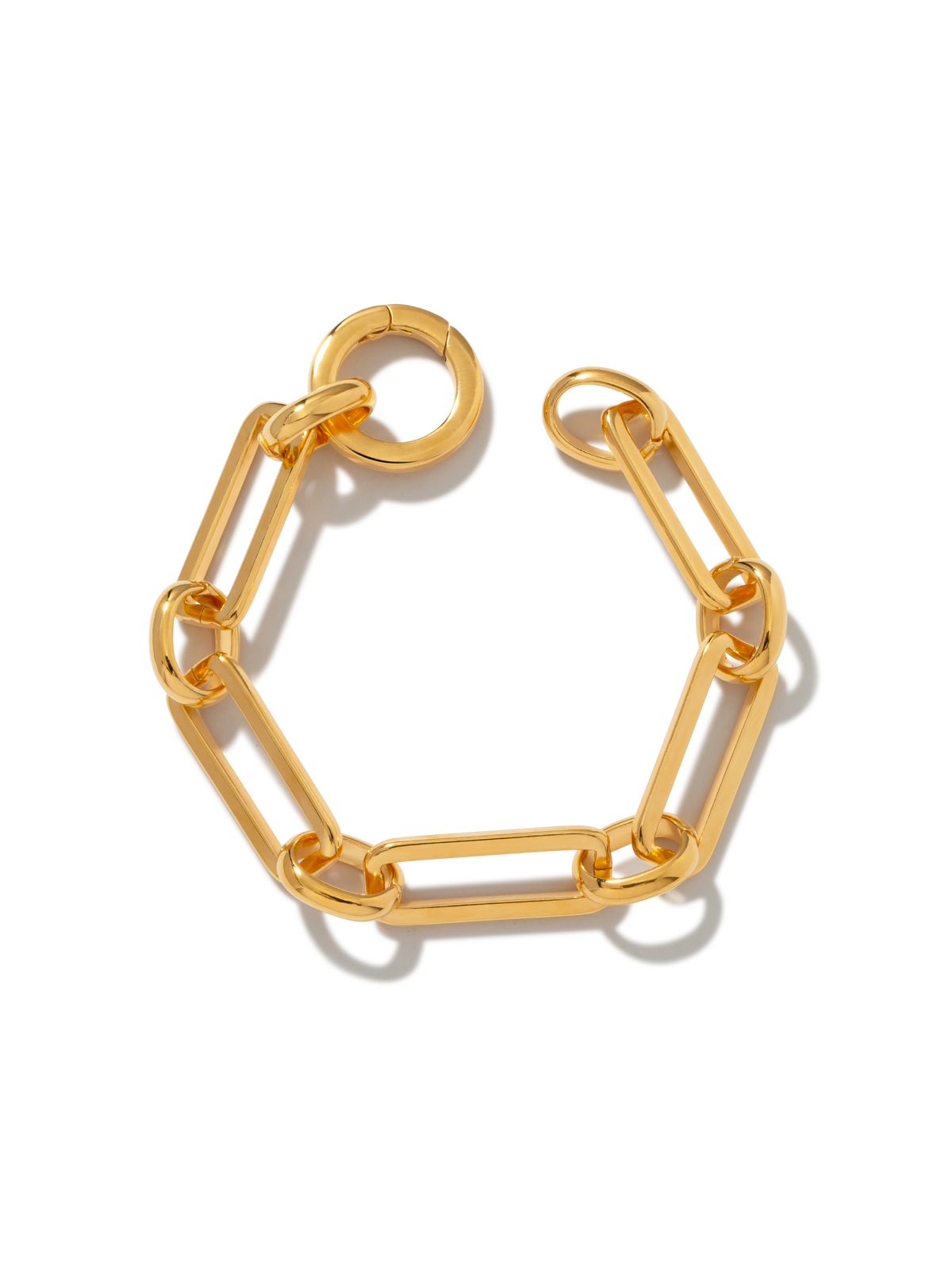 Gold Bravura Link Chain Bracelet-Bracelets-JAREDJAMIN Jewelry Online-JAREDJAMIN - Fashion Jewelry &amp; Accessories