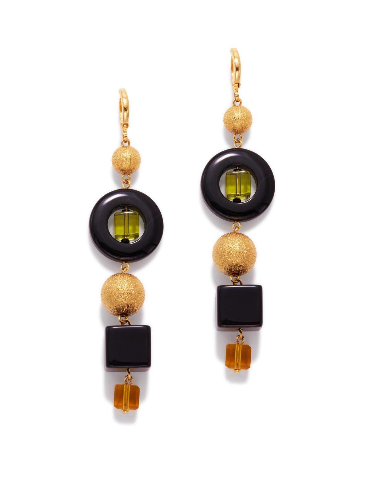 Cubism Leverback Drop Earrings-Earrings-JAREDJAMIN Jewelry Online-JARED JAMIN