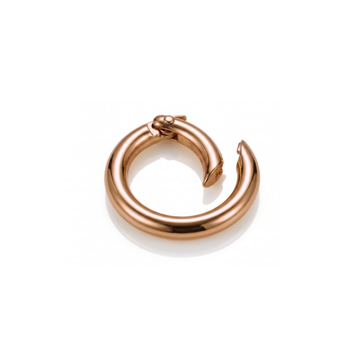 Copper Tone Large Circular Clicker Clasp