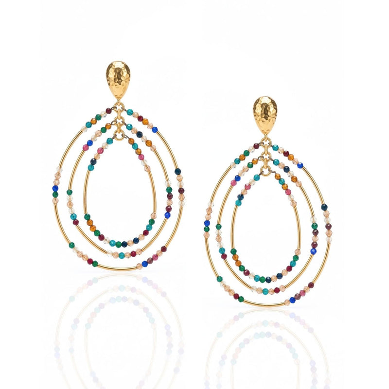 Easy Breezy Multicolor Post Earrings
