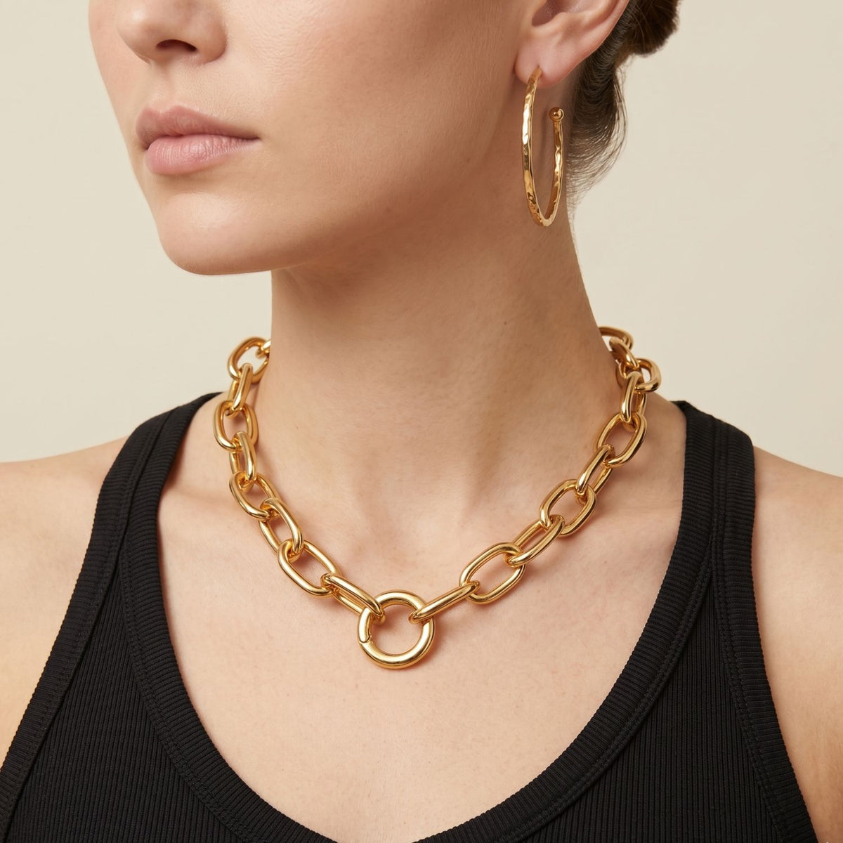 Gold Everly Chain Necklace