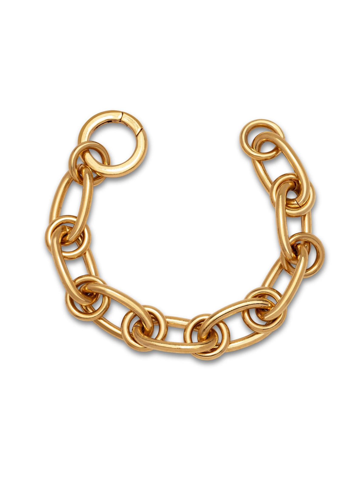 Gold Everly Ring Link Chain Bracelet-Bracelets-JAREDJAMIN Jewelry Online-JAREDJAMIN