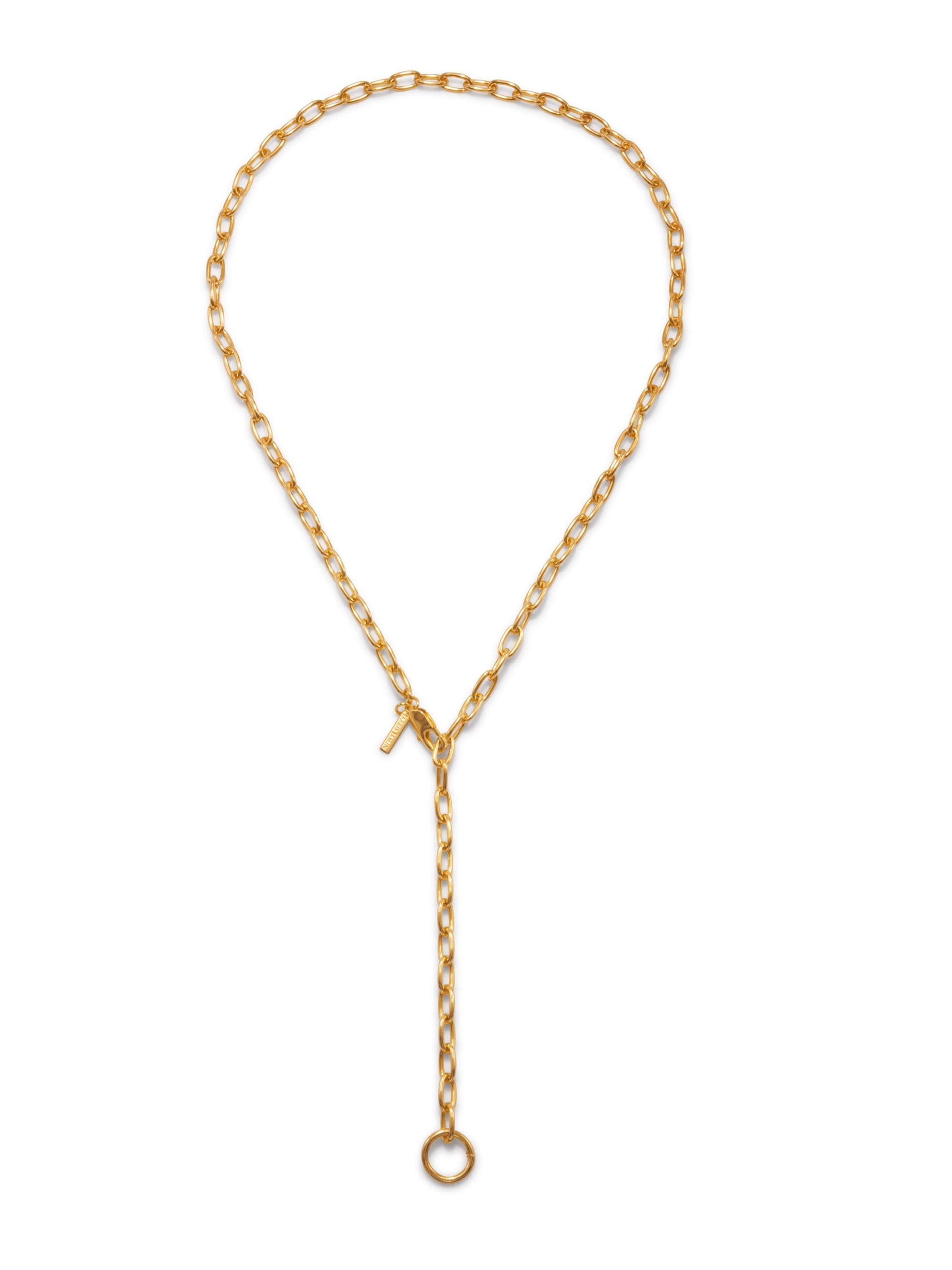 GOLD CHAIN REACTION NECKLACE-Necklaces-JAREDJAMIN Jewelry Online-18 inches-JARED JAMIN