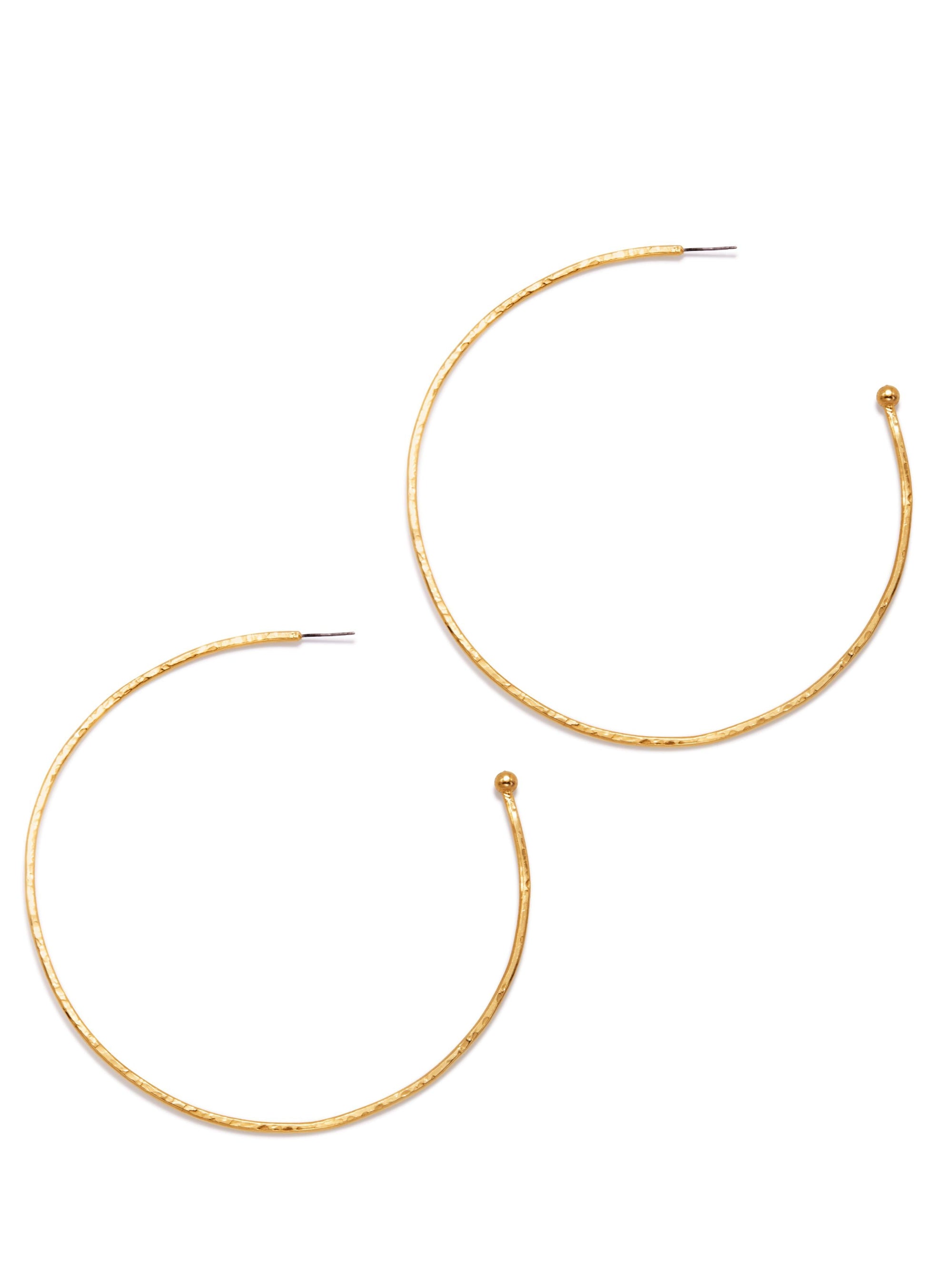 Gold Large Hooptastic Hoop Earrings-Earrings-JAREDJAMIN Jewelry Online-JARED JAMIN