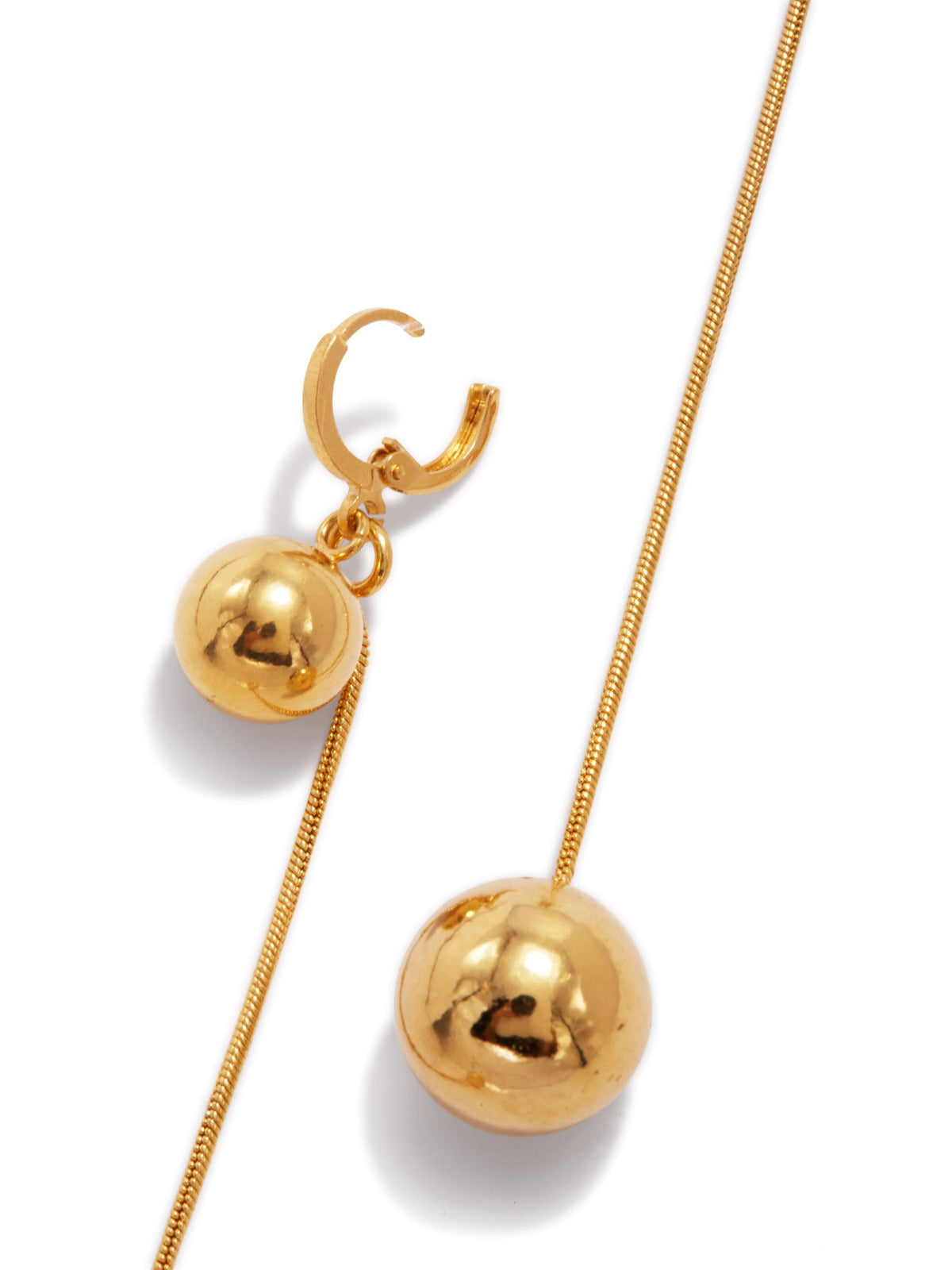 Gold Orbita Swing Hook Earrings-Earrings-JAREDJAMIN Jewelry Online-JARED JAMIN