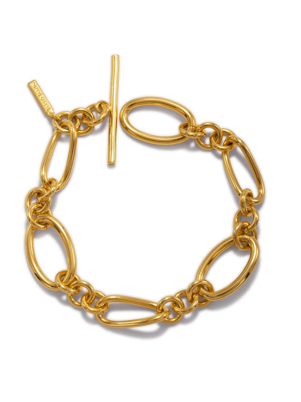 Gold Ophelia Chain Toggle Bracelet-Bracelets-JAREDJAMIN Jewelry Online-JAREDJAMIN - Fashion Jewelry &amp; Accessories