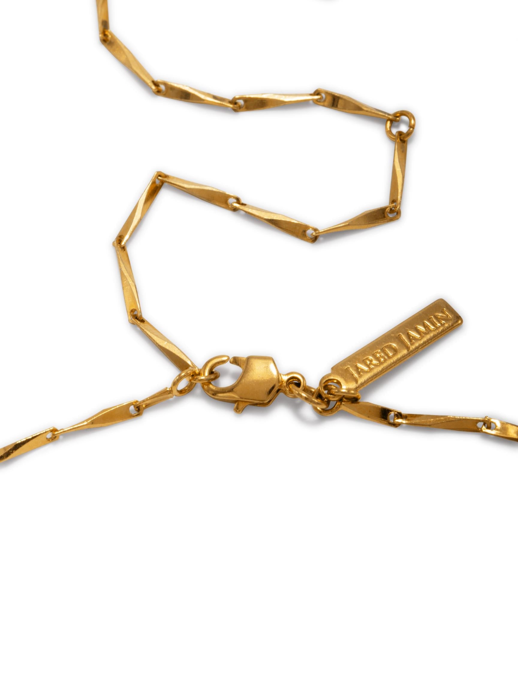 Faceted Bar Adjustable Chain Necklace-Necklaces-JAREDJAMIN Jewelry Online-Gold-18"-20"-22"-JAREDJAMIN