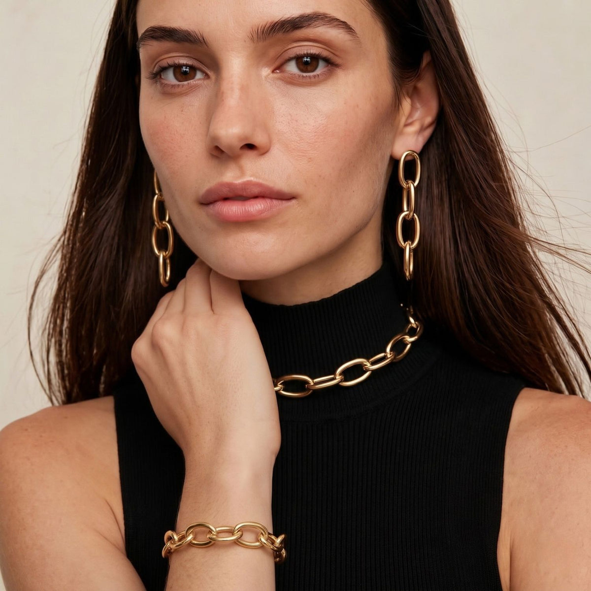 Gold Everly Ketten-Armband