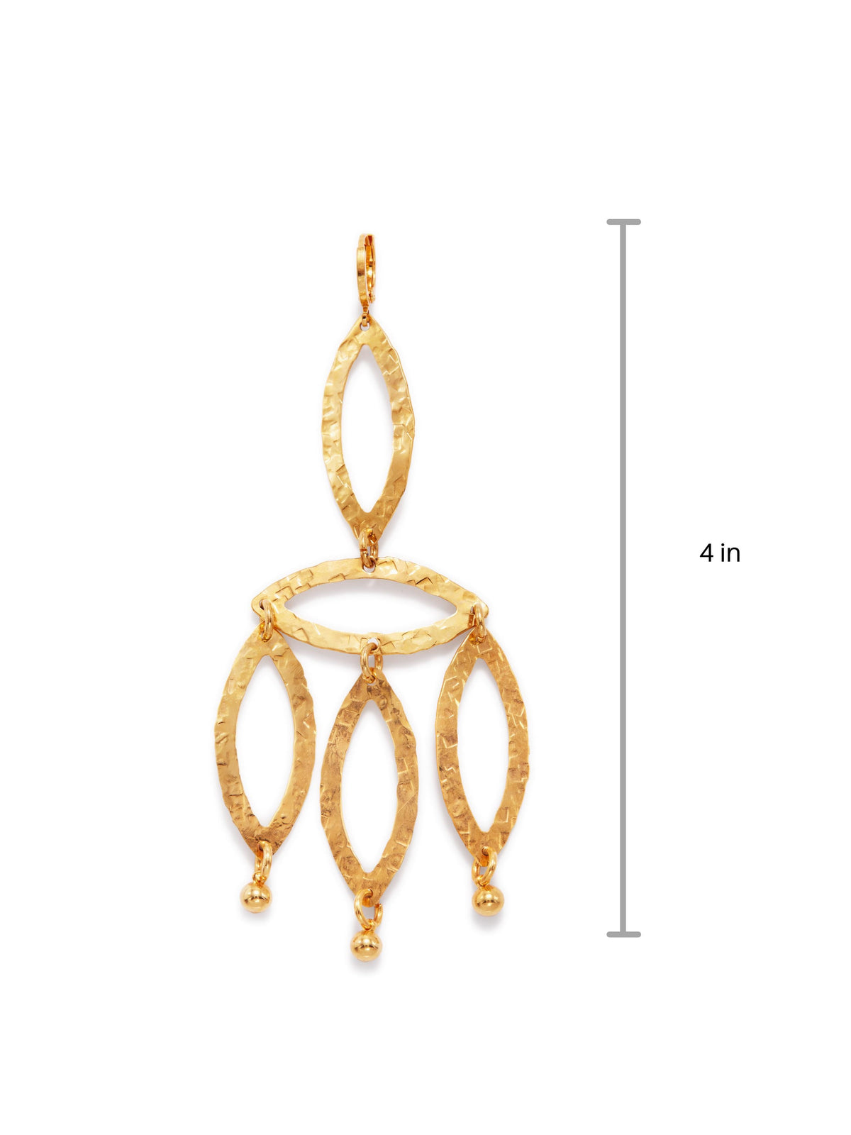 Gold Eyelet-Chandelier Earrings-Earrings-JAREDJAMIN Jewelry Online-18K Gold-JARED JAMIN