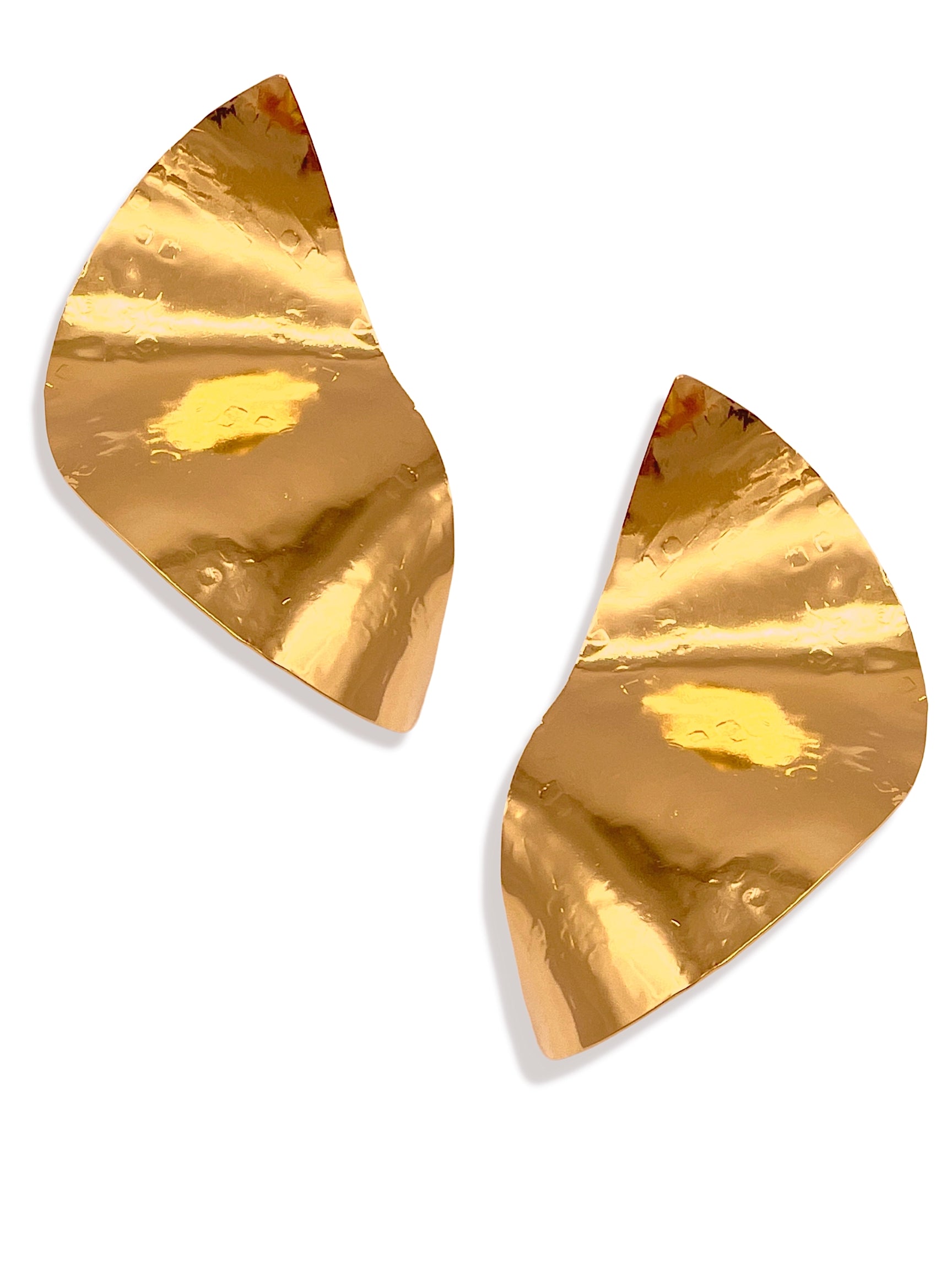 Geo Twist Post Earrings-Earrings-JAREDJAMIN Jewelry Online-18K Gold-JAREDJAMIN - Fashion Jewelry & Accessories