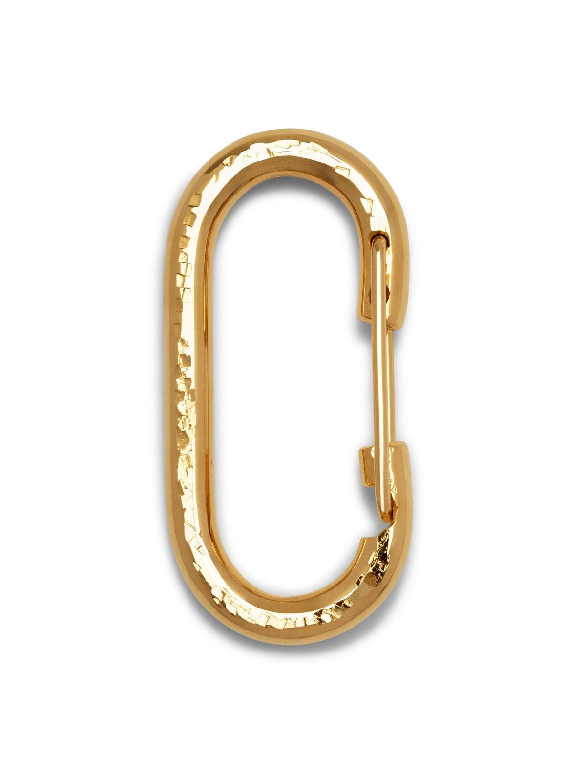 Gold Large Oval Carabiner Clicker Clasp-Pendant Charms-JAREDJAMIN Jewelry Online-JAREDJAMIN