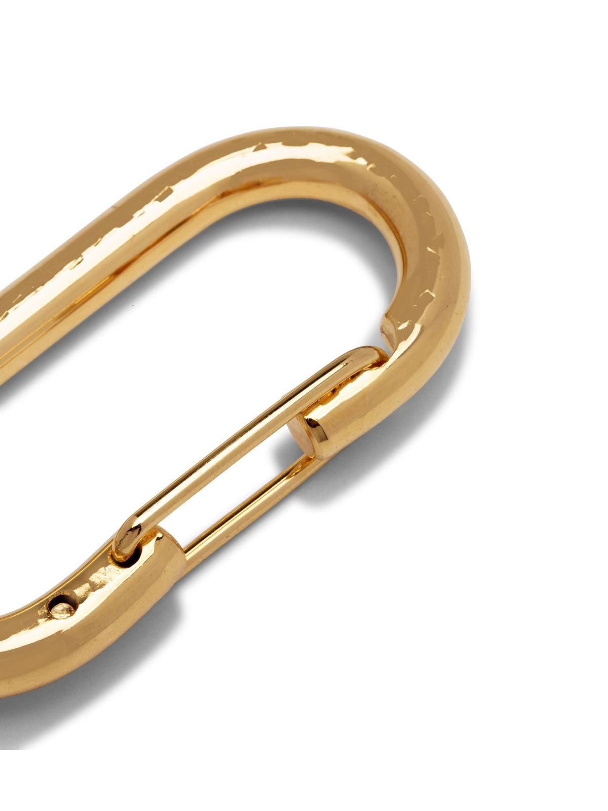 Gold Large Oval Carabiner Clicker Clasp-Pendant Charms-JAREDJAMIN Jewelry Online-JAREDJAMIN