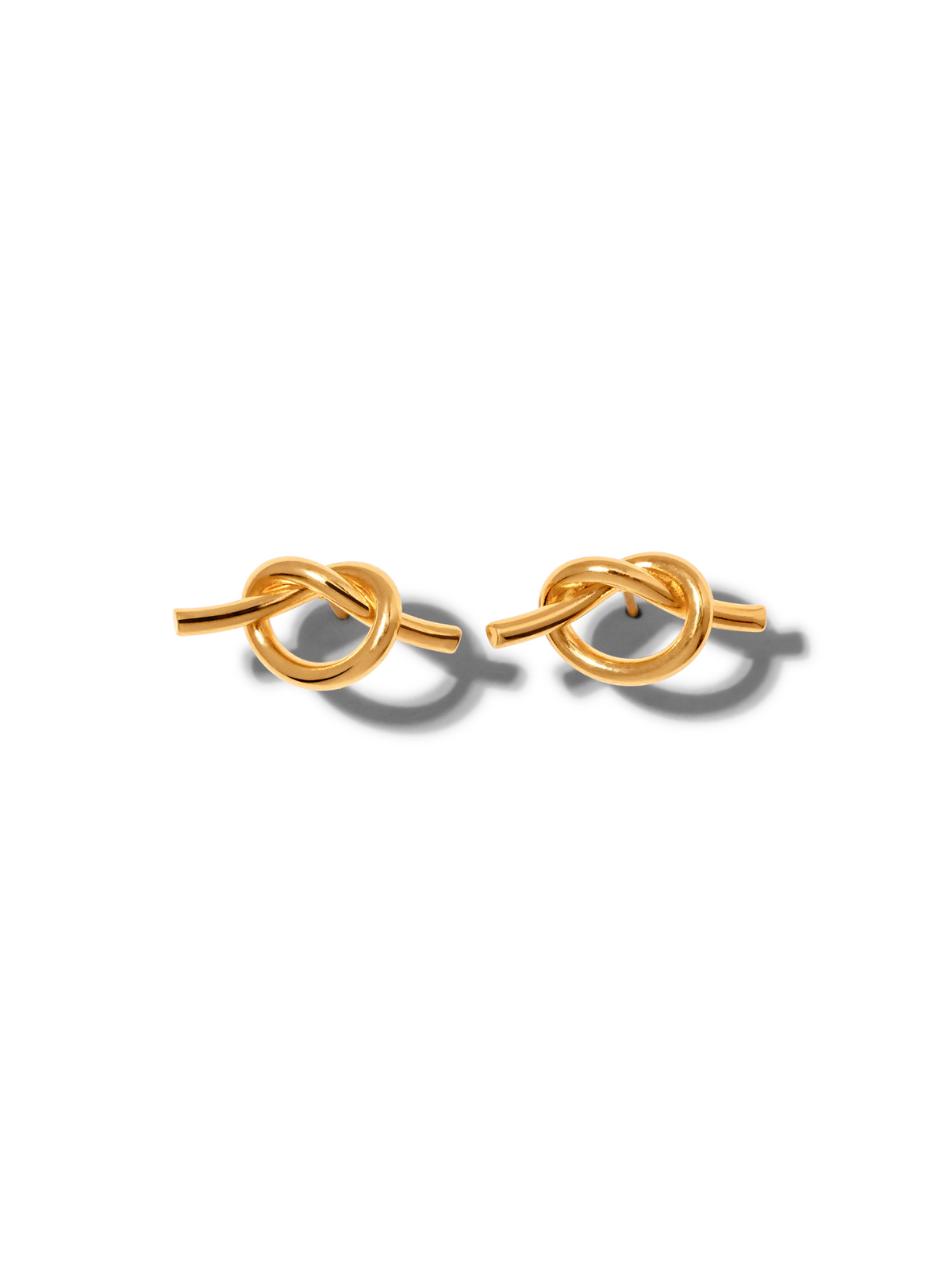 Why Knot Stud Earrings-Earrings-JAREDJAMIN Jewelry Online-Gold-JAREDJAMIN - Fashion Jewelry &amp; Accessories