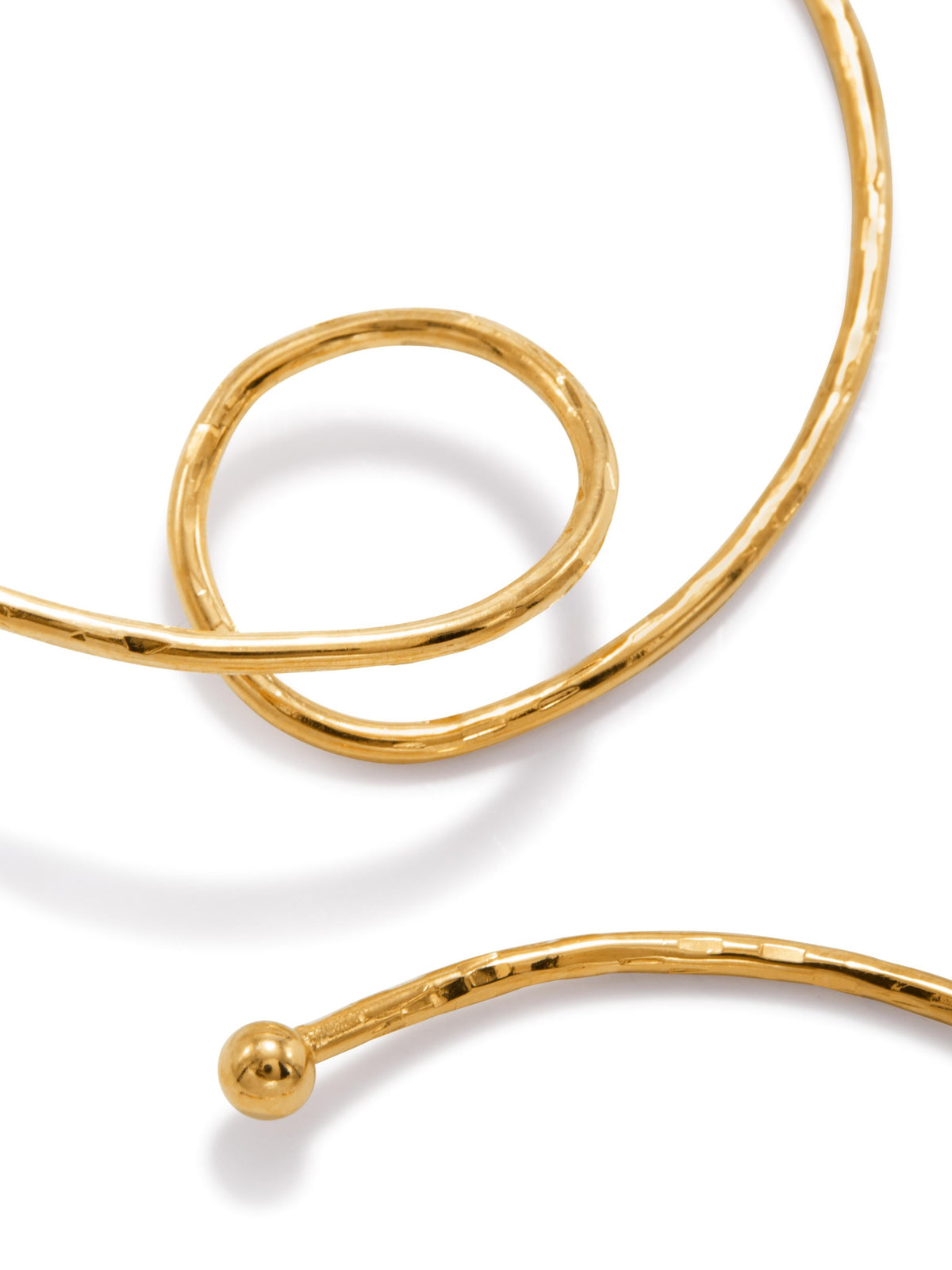 Gold Loop-De-Loop Hoop Earrings-Earrings-JAREDJAMIN Jewelry Online-JARED JAMIN