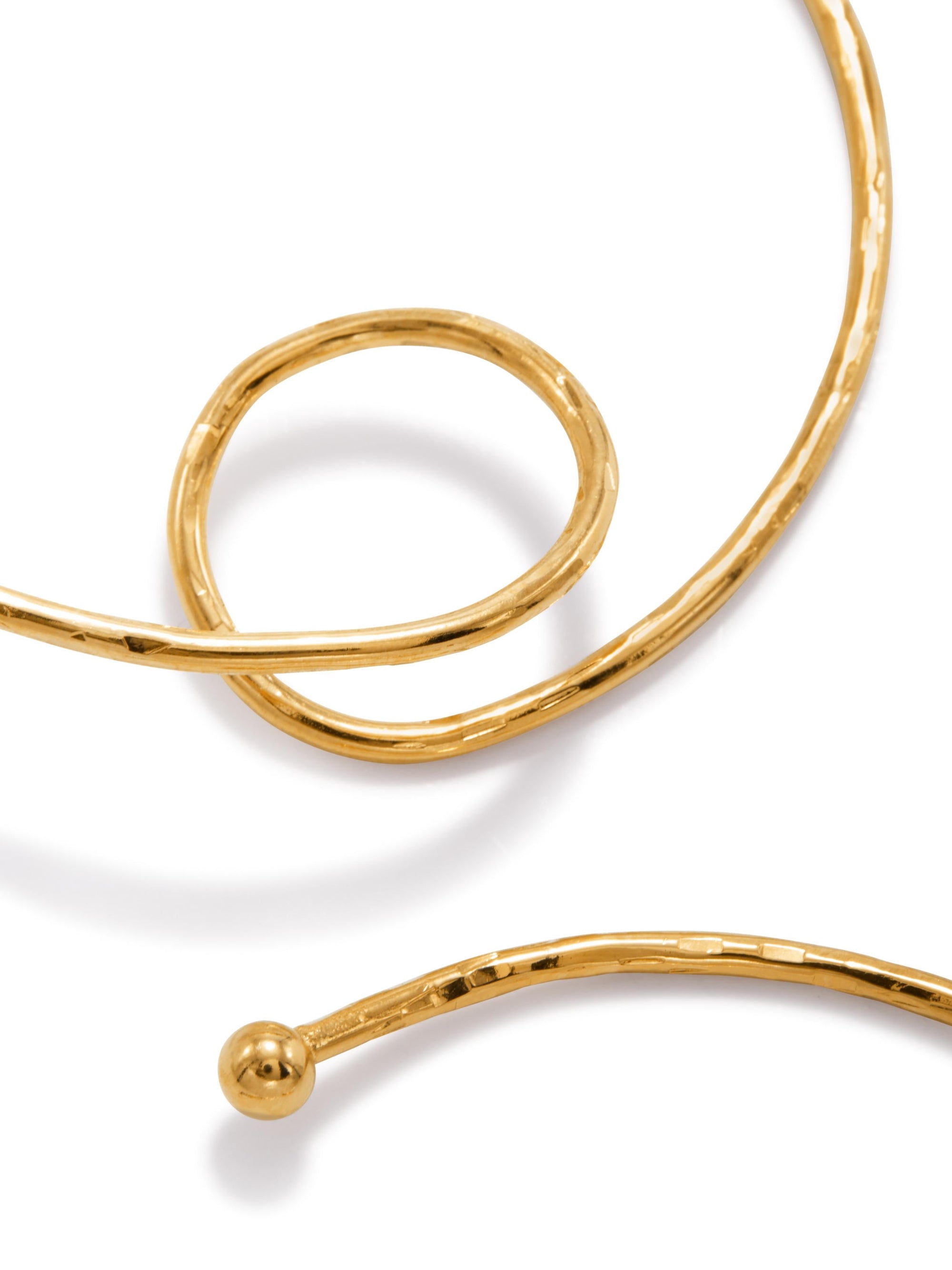 Gold Loop-De-Loop Hoop Earrings-Earrings-JAREDJAMIN Jewelry Online-JARED JAMIN