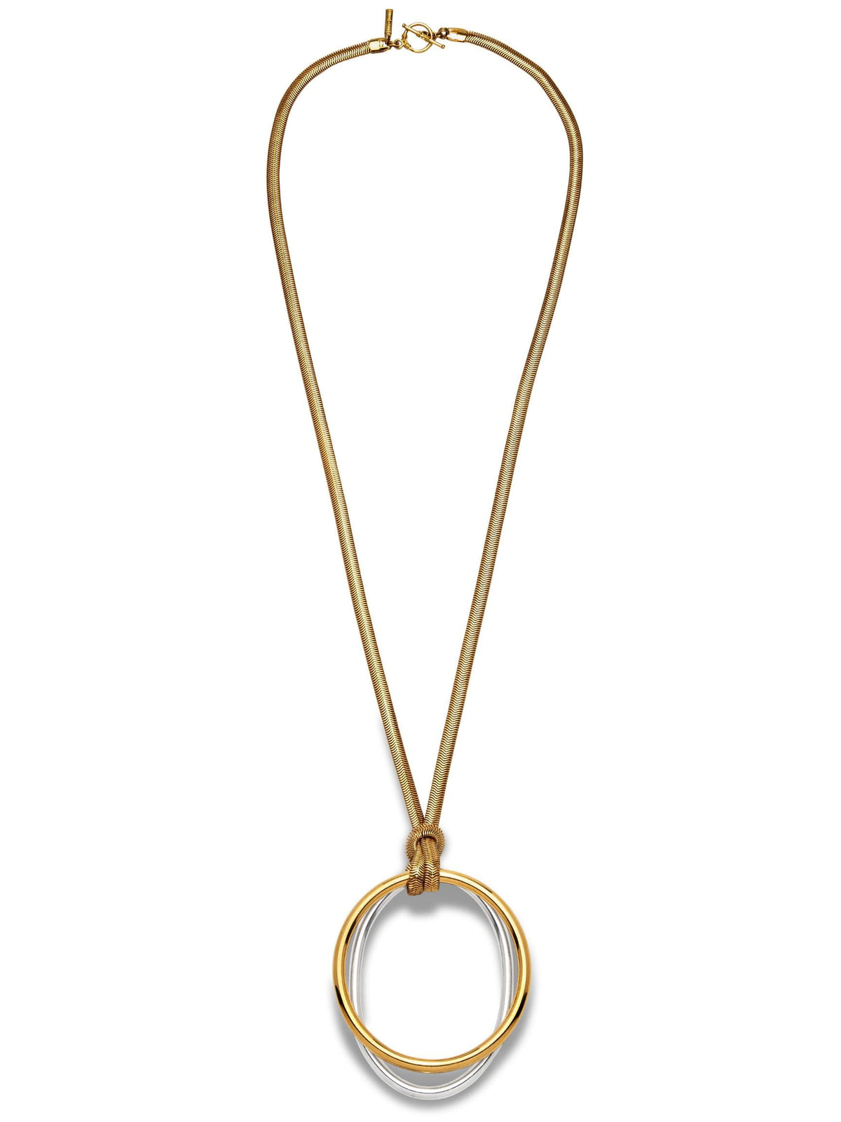 Gold Lulu Pendant Chain Necklace-Necklaces-JAREDJAMIN Jewelry Online-JAREDJAMIN