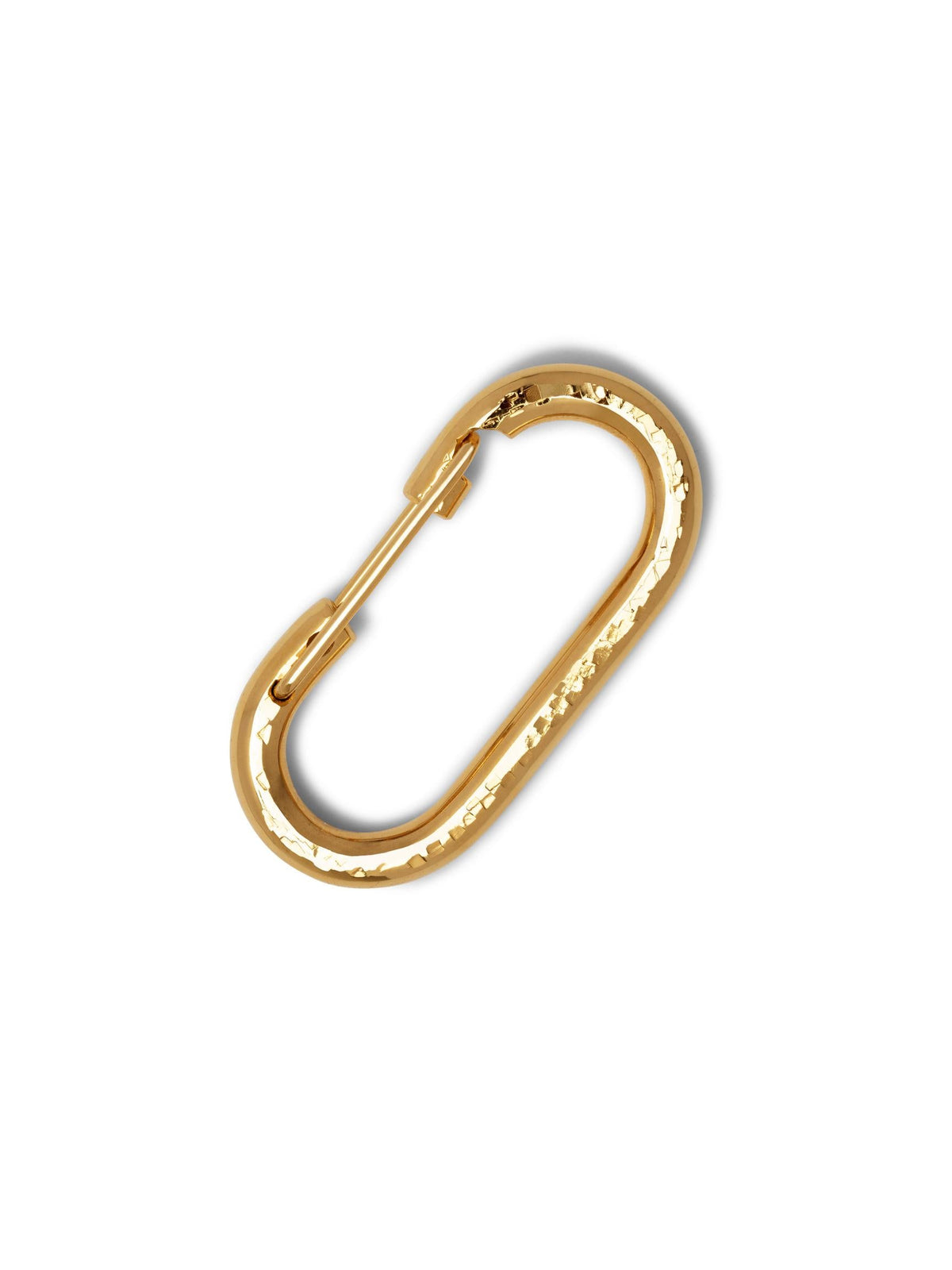 Gold Medium Oval Carabiner Clicker Clasp-Pendant Charms-JAREDJAMIN Jewelry Online-JAREDJAMIN