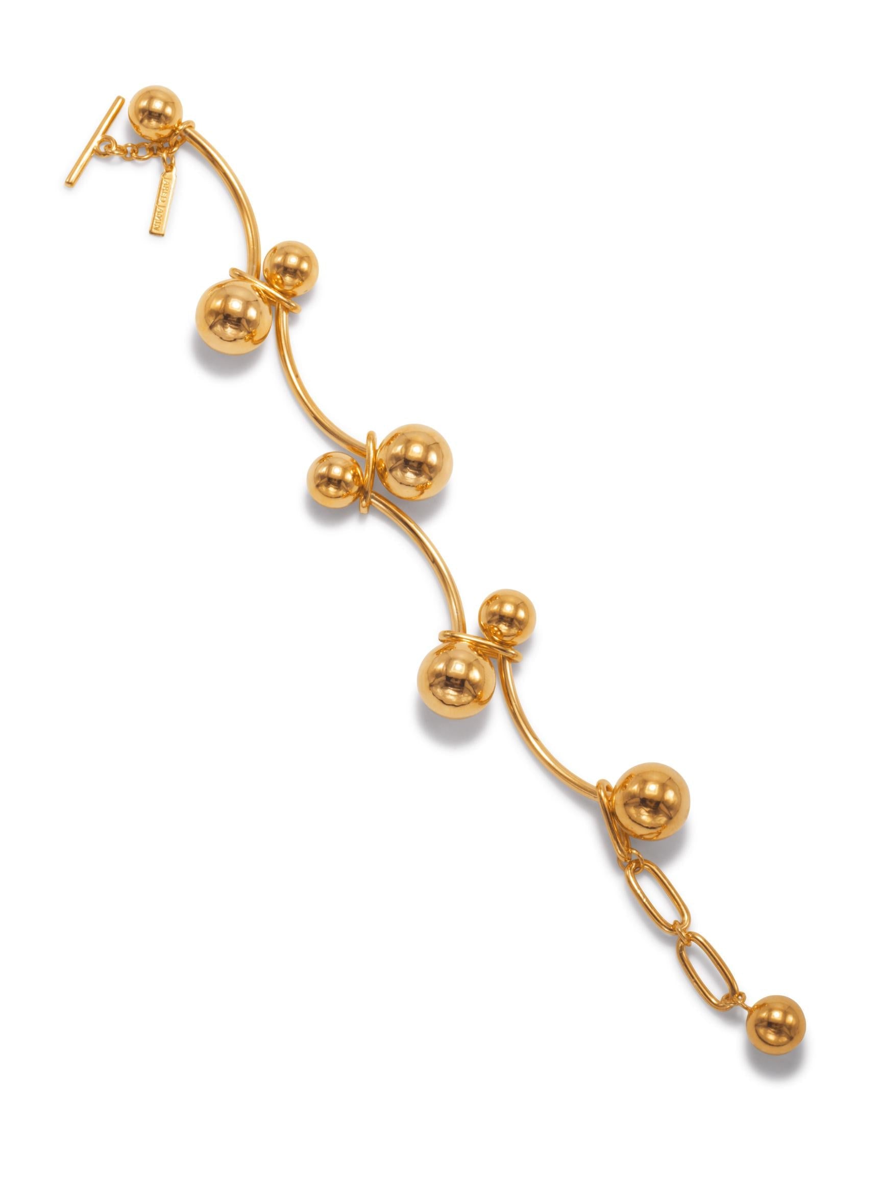 Gold Orbita Nova Link Bracelet-Bracelets-JAREDJAMIN Jewelry Online-JAREDJAMIN