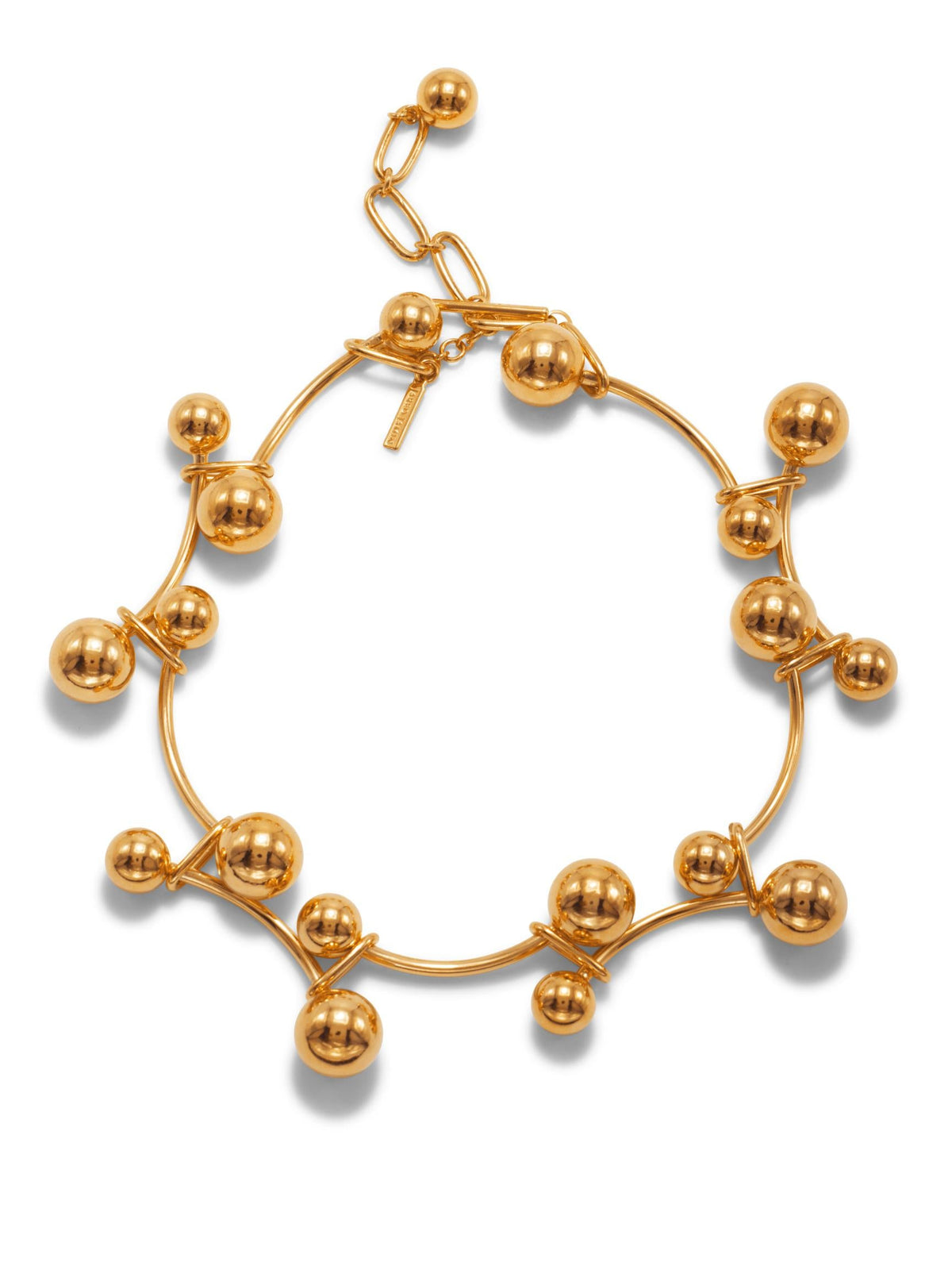 Gold Orbita Nova Link Necklace-Necklaces-JAREDJAMIN Jewelry Online-JAREDJAMIN