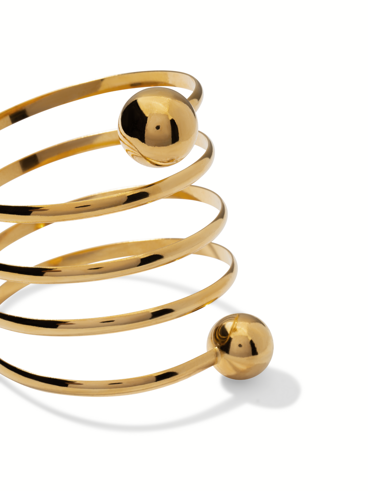 Gold Orbita Spiral Bracelet-Bracelets-JAREDJAMIN Jewelry Online-JAREDJAMIN - Fashion Jewelry &amp; Accessories