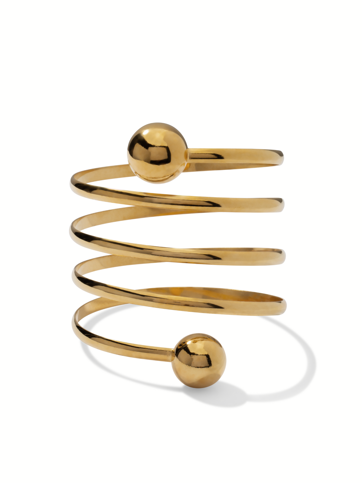 Gold Orbita Spiral Bracelet-Bracelets-JAREDJAMIN Jewelry Online-JAREDJAMIN - Fashion Jewelry &amp; Accessories