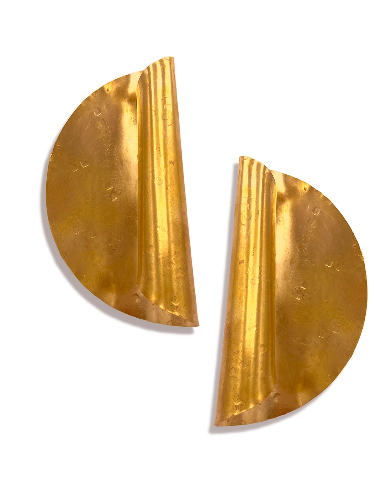 Gold Scroll Post Earrings-Earrings-JAREDJAMIN Jewelry Online-18K Gold-JAREDJAMIN - Fashion Jewelry &amp; Accessories