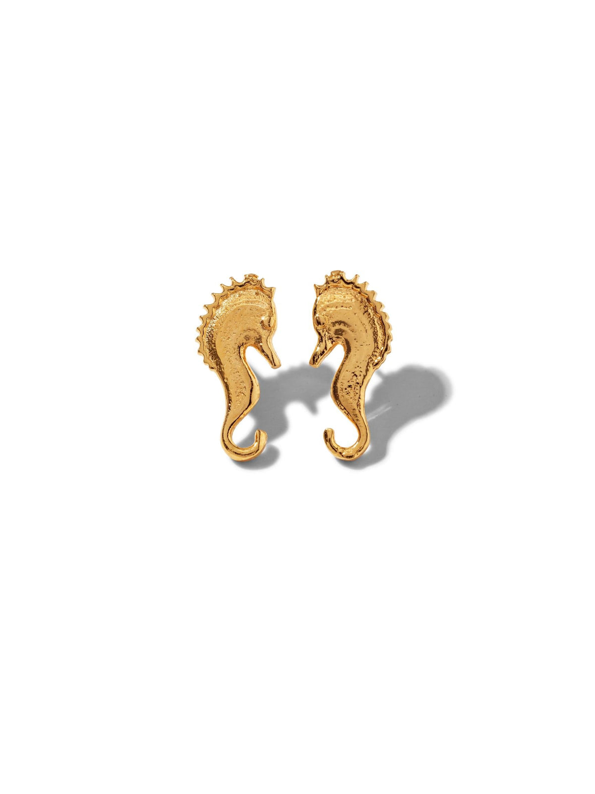 Gold Sea Scooter Post Earrings-Earrings-JAREDJAMIN Jewelry Online-JAREDJAMIN