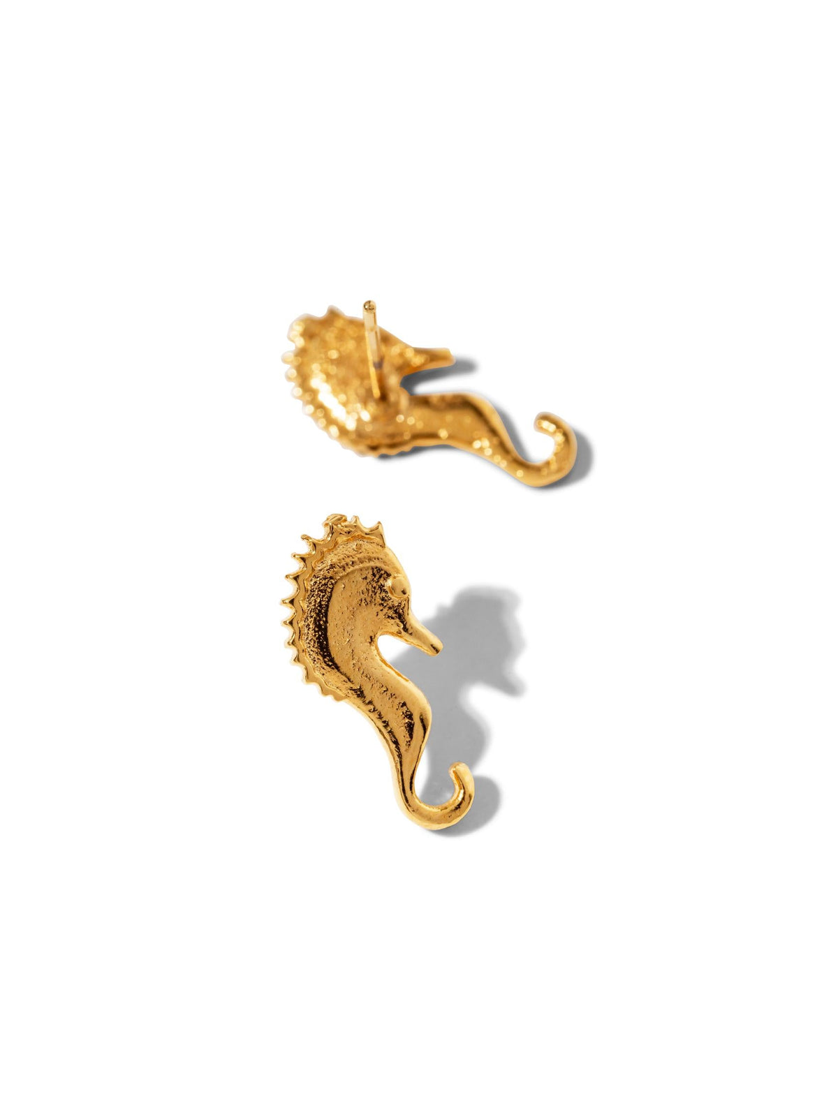 Gold Sea Scooter Post Earrings-Earrings-JAREDJAMIN Jewelry Online-JAREDJAMIN