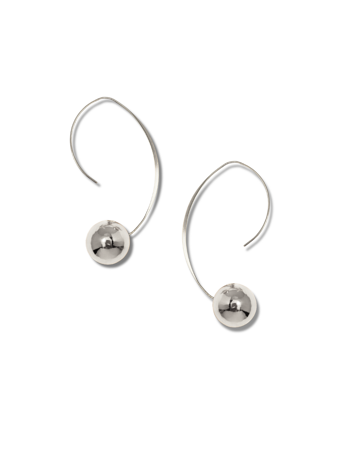 Cherry Hook Earrings-Earrings-JAREDJAMIN Jewelry Online-Silver-JAREDJAMIN - Fashion Jewelry &amp; Accessories