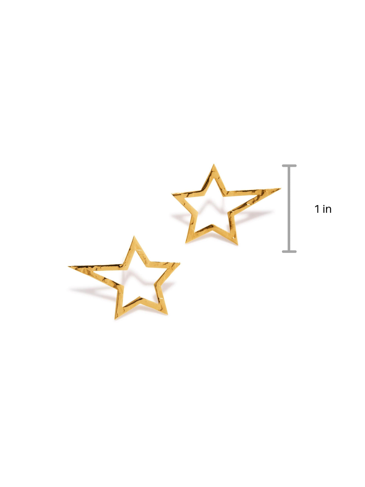 Gold Shooting Star Dust Stud Earrings (Sm)-Earrings-JAREDJAMIN Jewelry Online-JAREDJAMIN - Fashion Jewelry &amp; Accessories