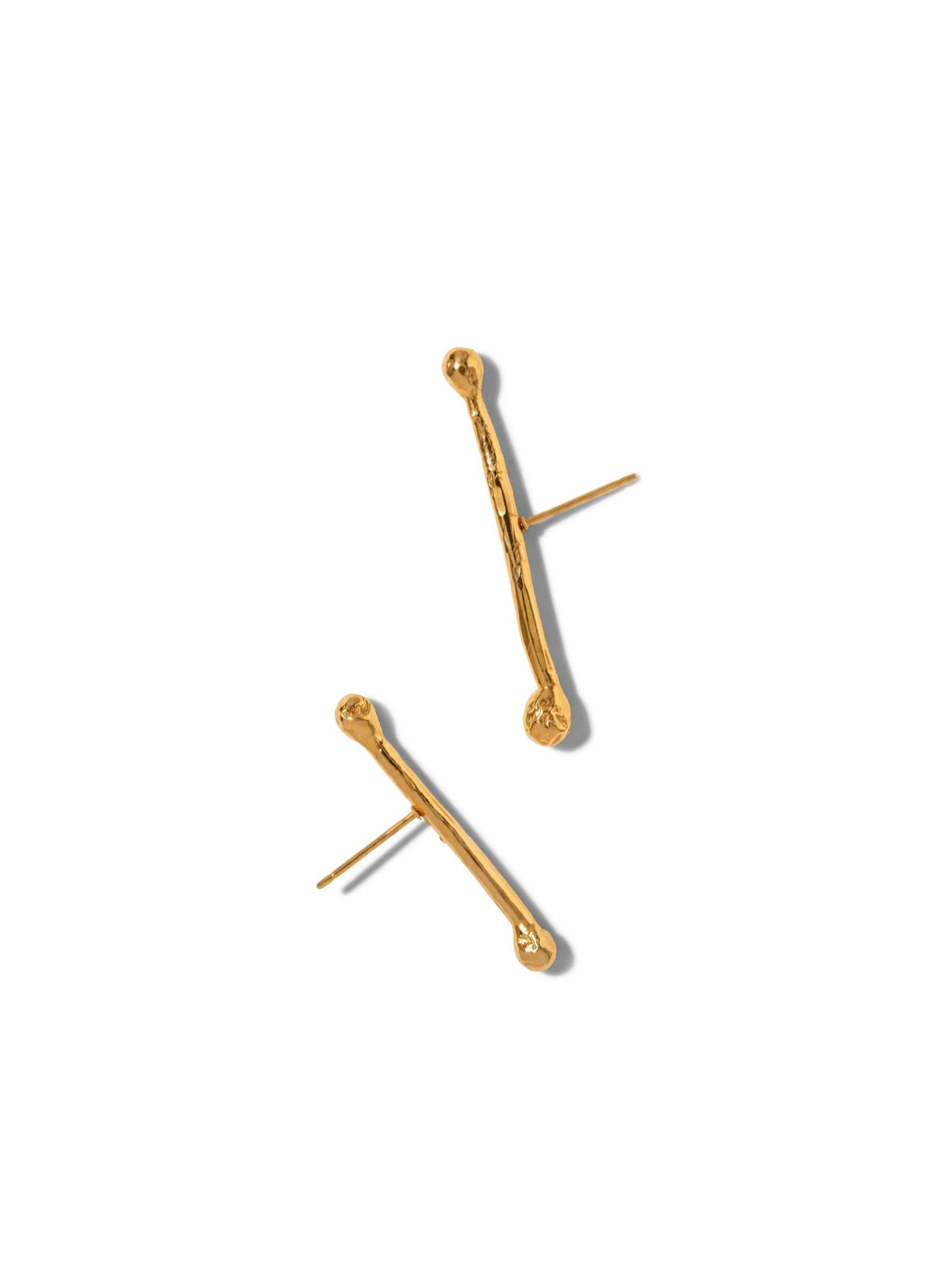 Gold Stix Post Earrings-Earrings-JAREDJAMIN Jewelry Online-JAREDJAMIN