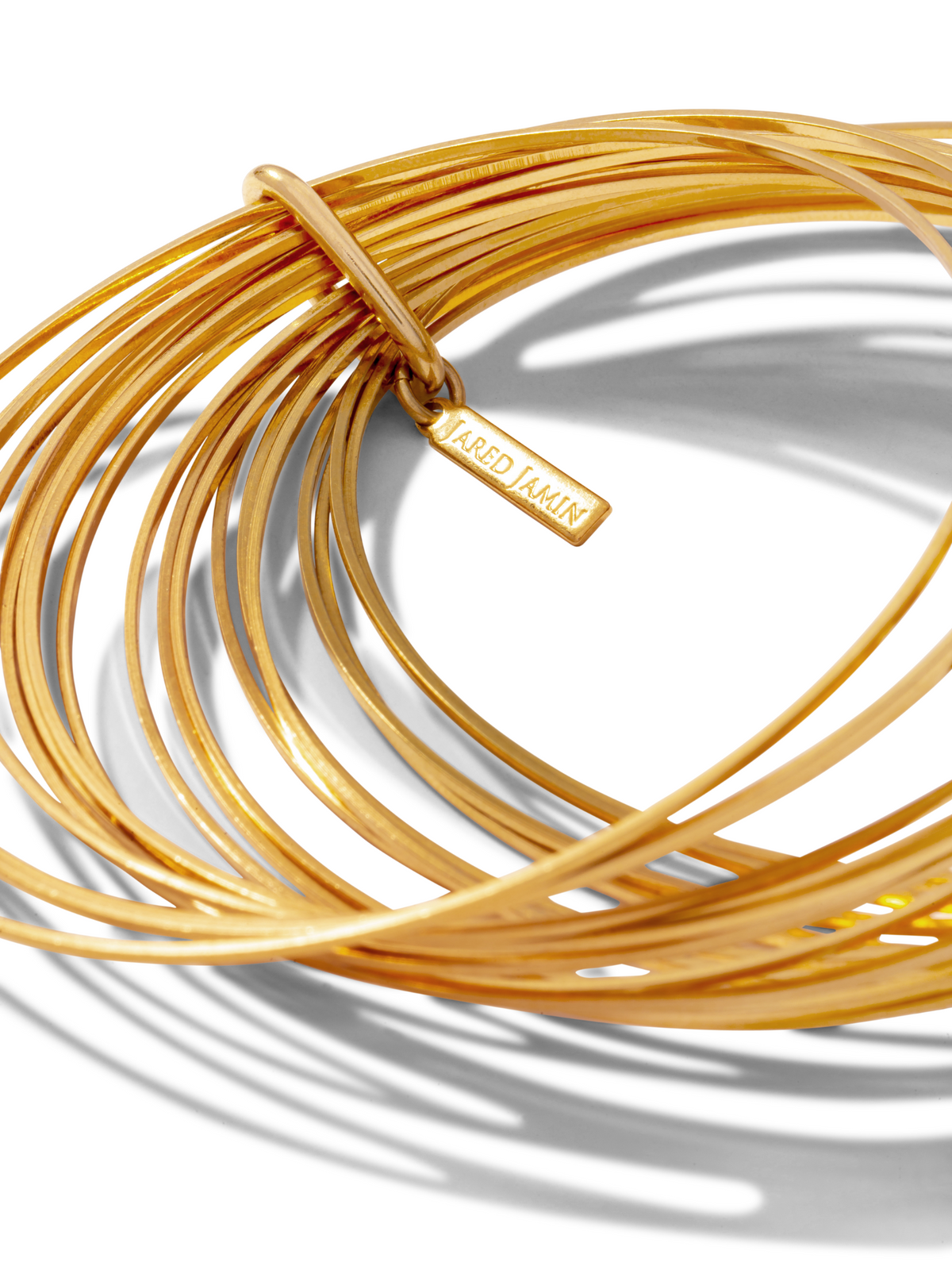 Gold Twenty Something Bangle Stack-Bracelets-JAREDJAMIN Jewelry Online-JAREDJAMIN - Fashion Jewelry &amp; Accessories