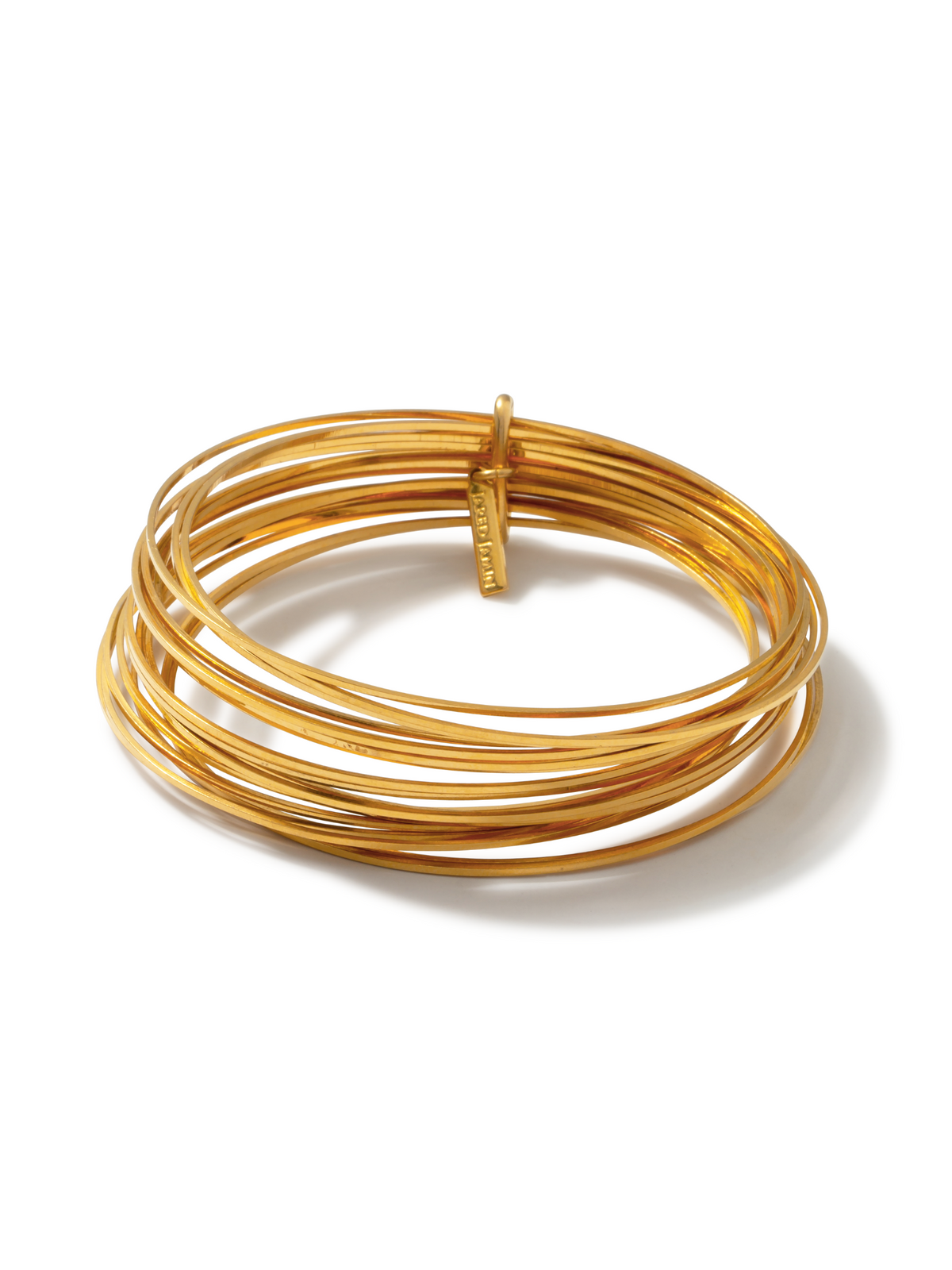 Gold Twenty Something Bangle Stack-Bracelets-JAREDJAMIN Jewelry Online-JAREDJAMIN - Fashion Jewelry &amp; Accessories