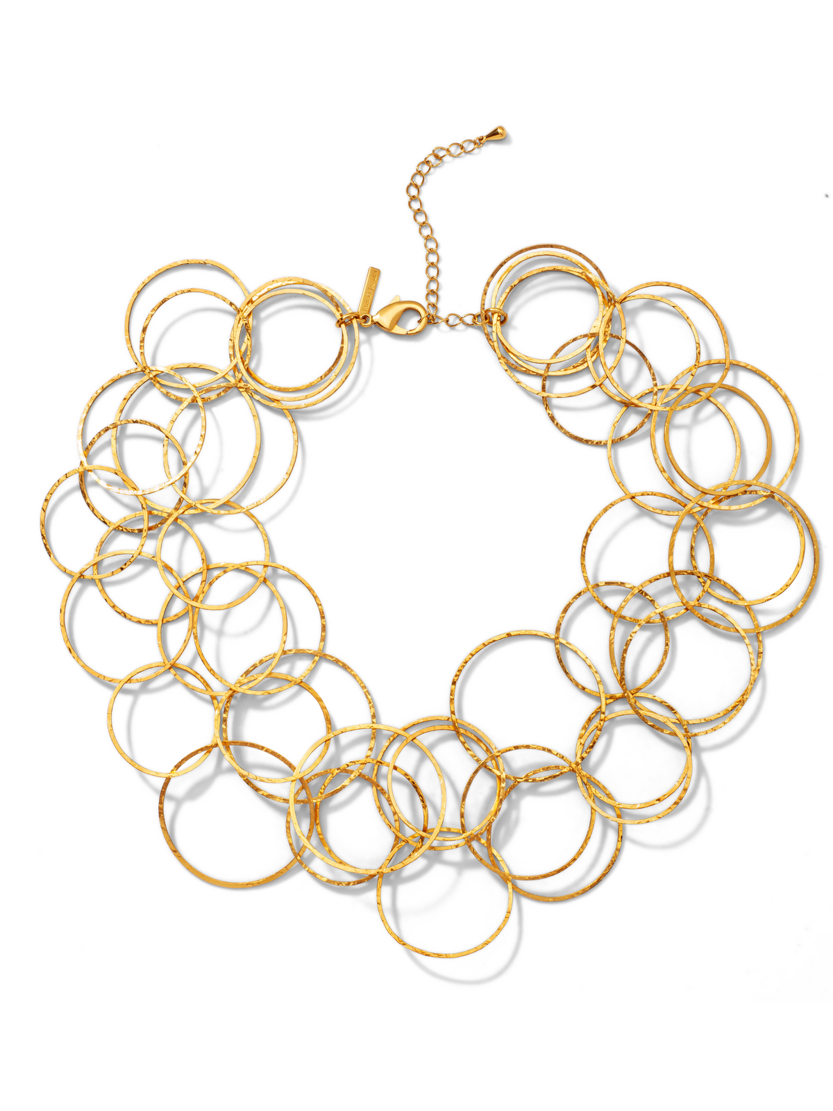 Gold Halo Lindy Links Layered Necklace-Necklaces-JAREDJAMIN Jewelry Online-JAREDJAMIN - Fashion Jewelry &amp; Accessories