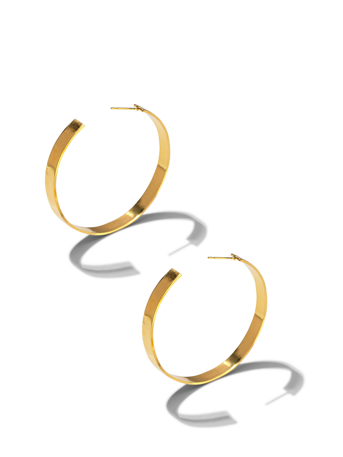 Gold Heather Hoop Earrings-Earrings-JAREDJAMIN Jewelry Online-JAREDJAMIN - Fashion Jewelry &amp; Accessories