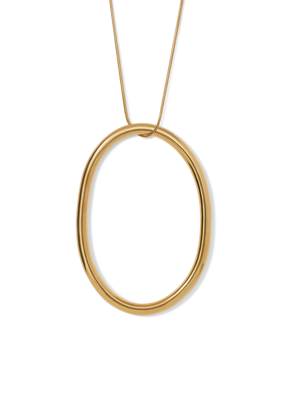 Heavenly Hoop Oval Pendant
