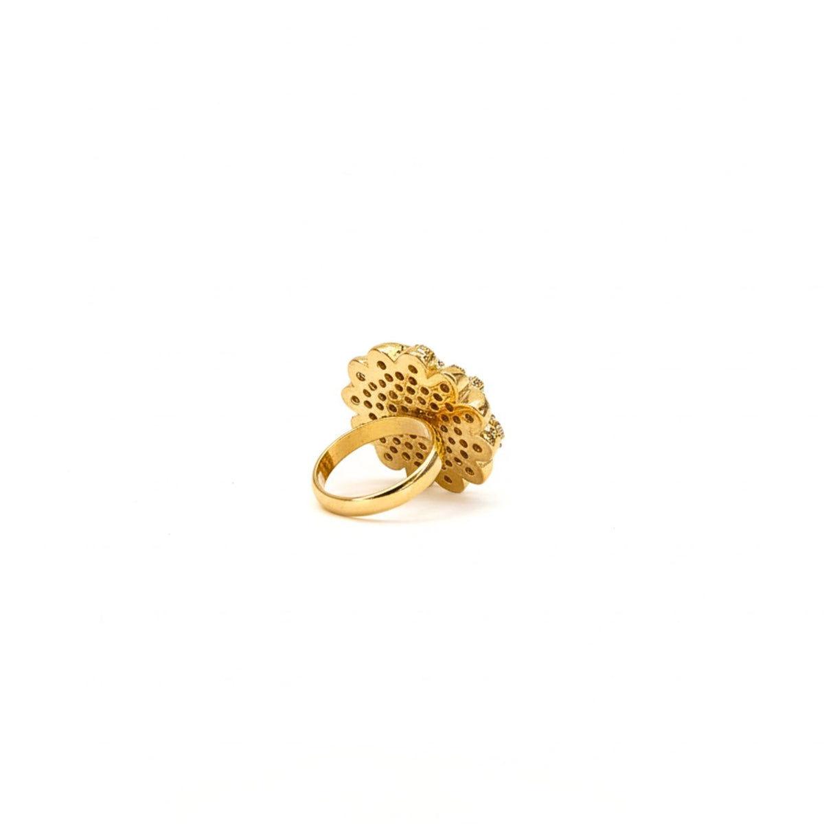 Chrysanthemum Gold Plated Ring