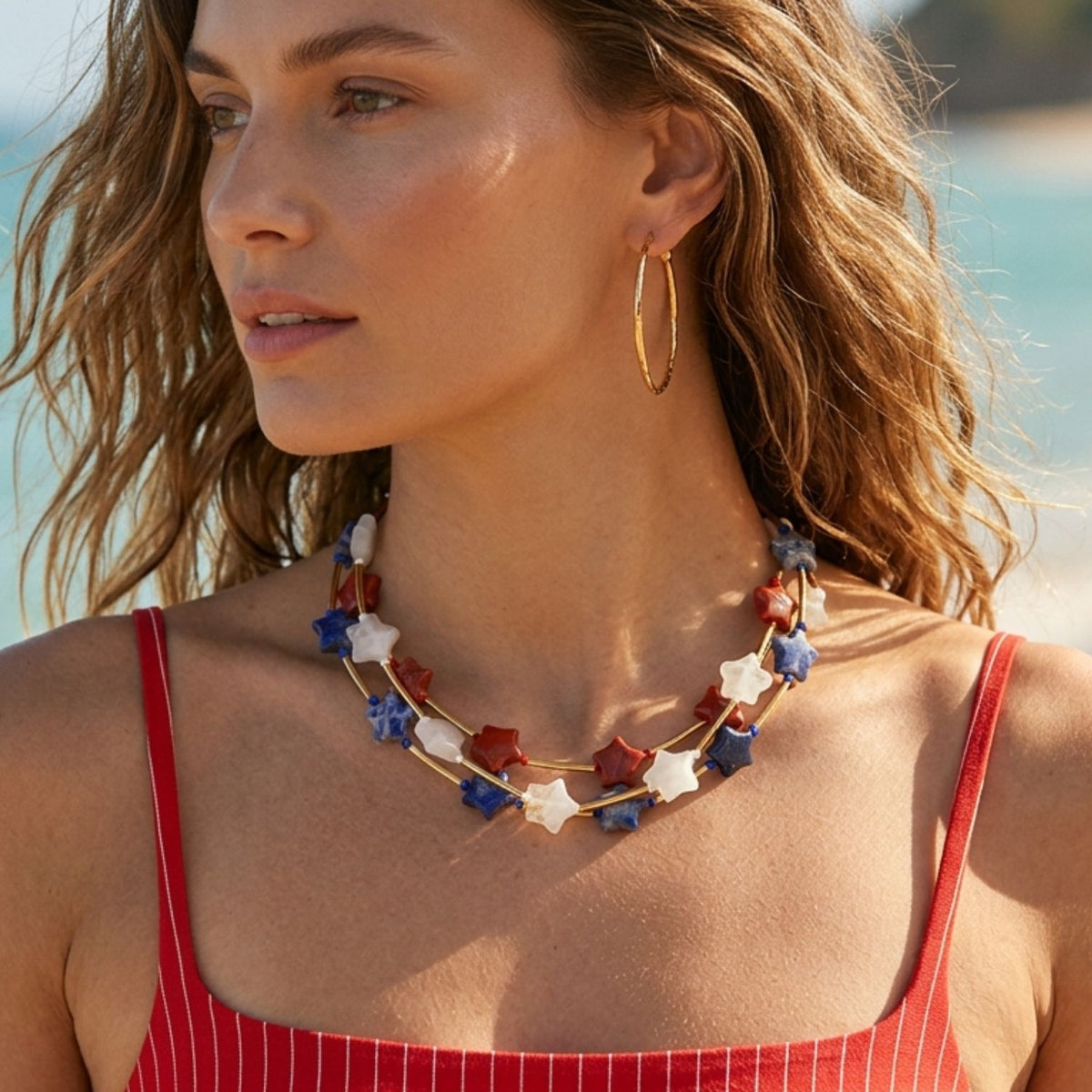 Liberty Gemstone Necklace