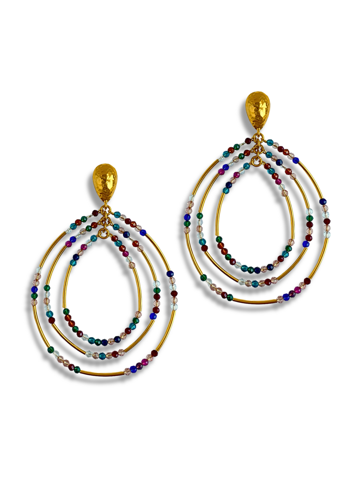 Easy Breezy Multicolor Earrings-Earrings-JAREDJAMIN Jewelry Online-JAREDJAMIN - Fashion Jewelry &amp; Accessories