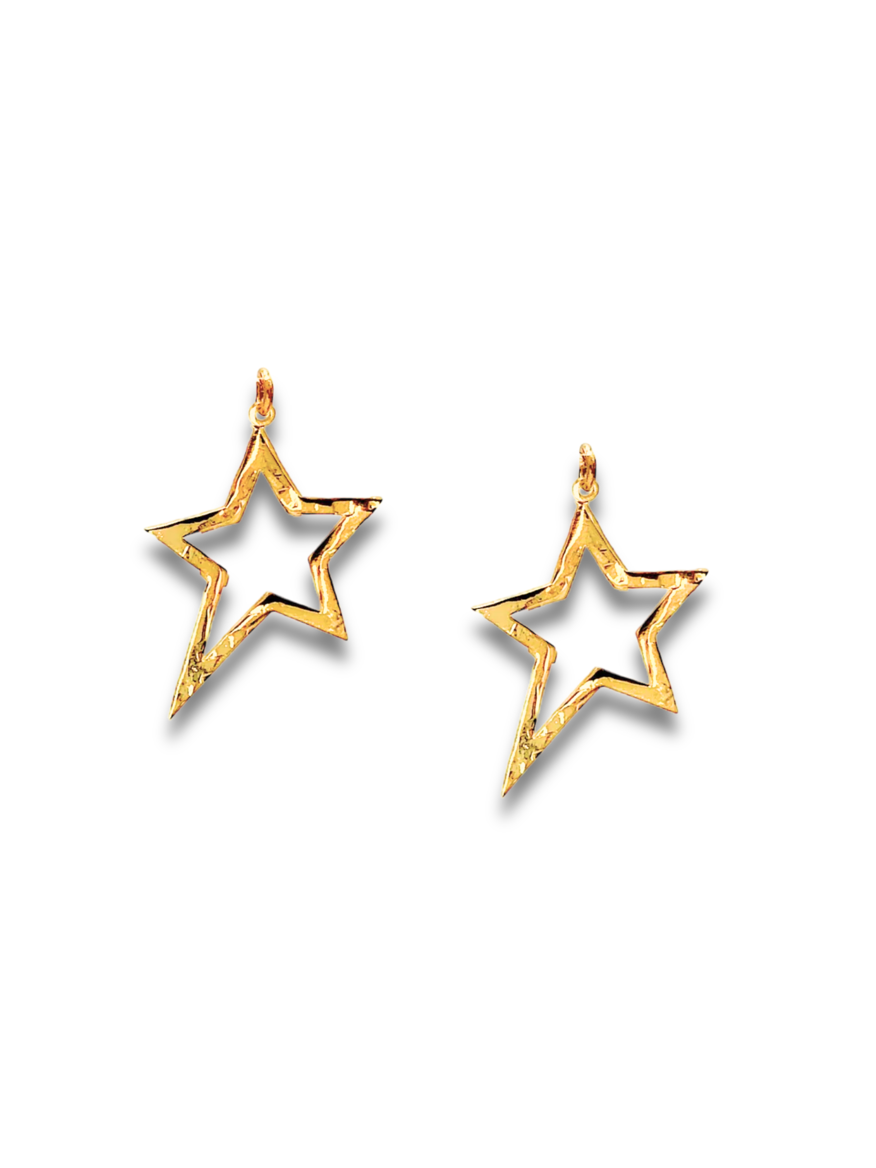 Gold Shooting Star Dust Earring Charms-Womens Charms for Earrings-JAREDJAMIN Jewelry Online-JAREDJAMIN - Fashion Jewelry & Accessories