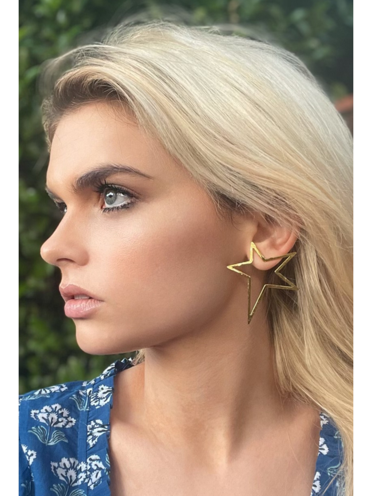 Gold Shooting Star Dust Post Earrings-Earrings-JAREDJAMIN Jewelry Online-JAREDJAMIN - Fashion Jewelry &amp; Accessories