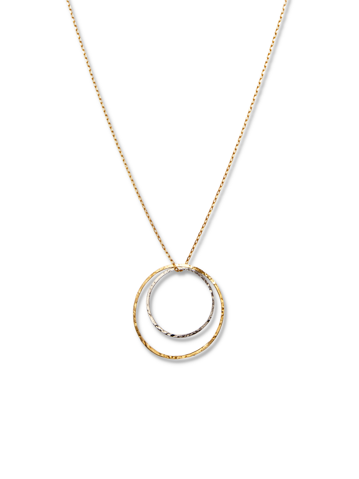 Lindy Circles Pendant Chain Necklace-Necklaces-JAREDJAMIN Jewelry Online-16&quot;-18&quot;-20&quot;-JAREDJAMIN - Fashion Jewelry &amp; Accessories