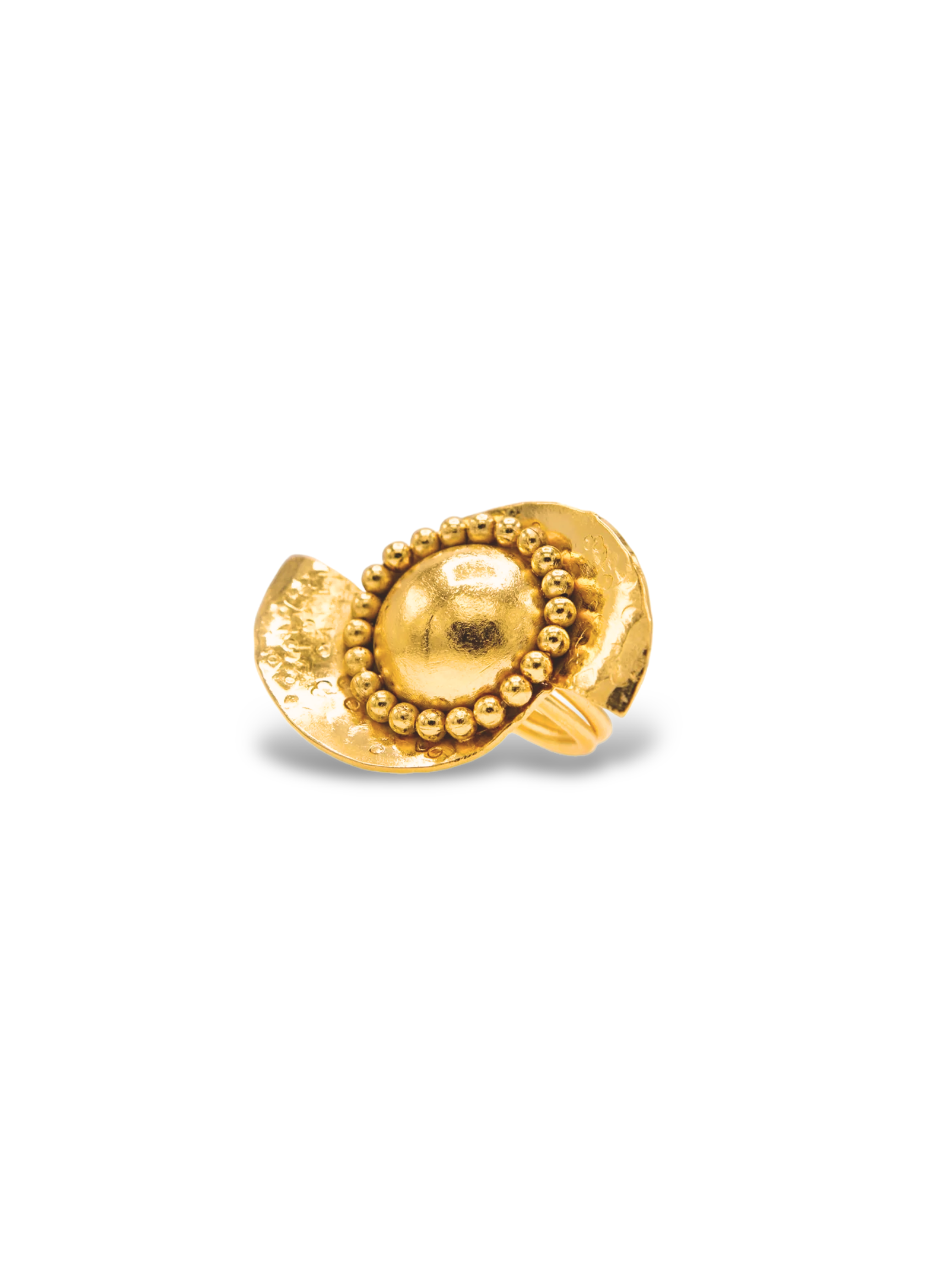 Monsoon Swirl Gold Ring-Womens rings-JAREDJAMIN Jewelry Online-JAREDJAMIN - Fashion Jewelry & Accessories