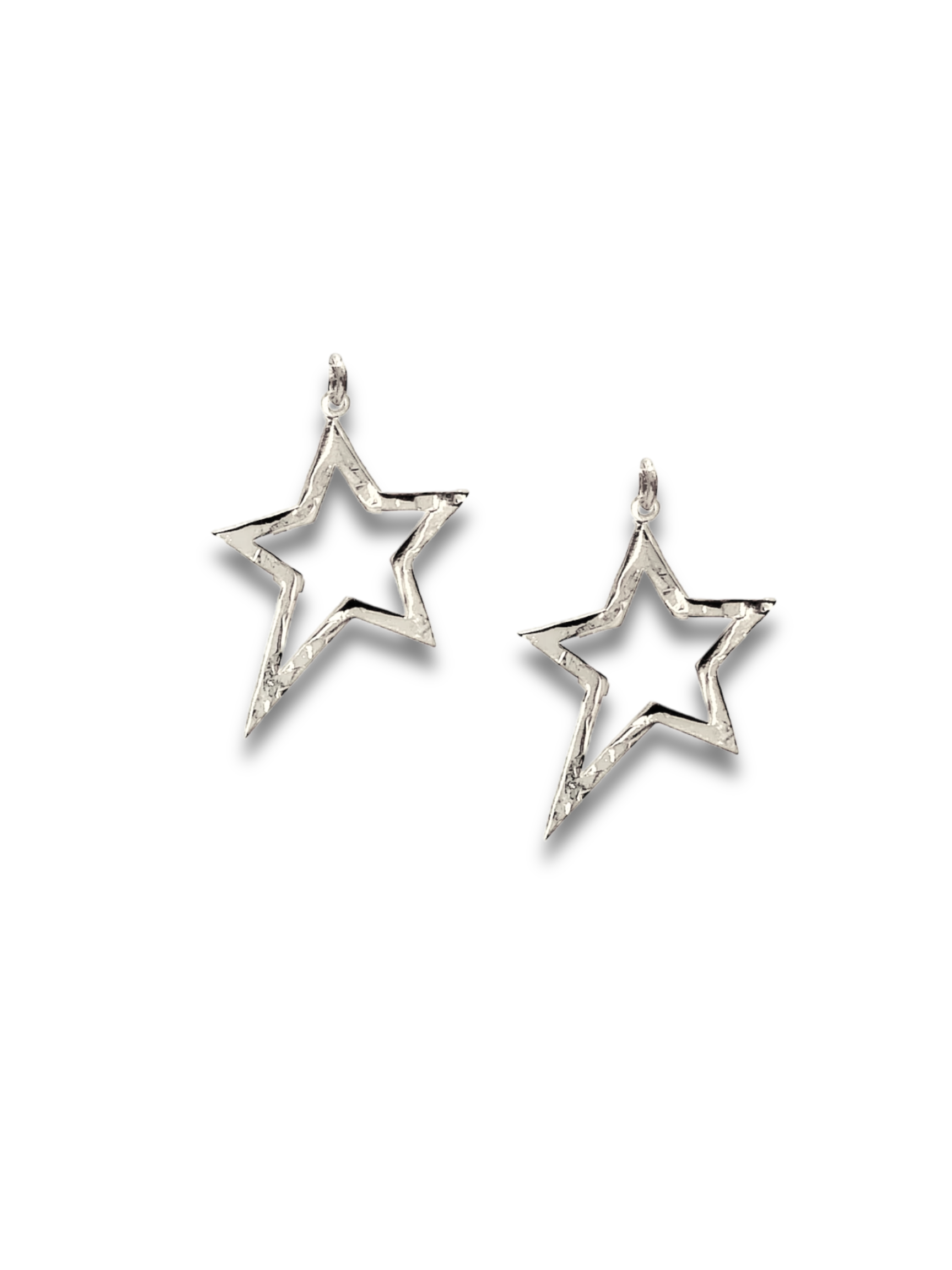 Silver Shooting Star Dust Earring Charms-Womens Charms for Earrings-JAREDJAMIN Jewelry Online-JAREDJAMIN - Fashion Jewelry & Accessories