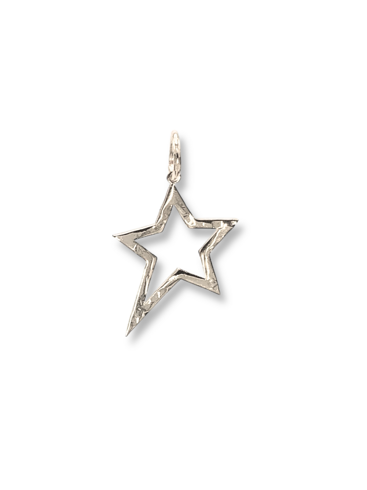 Silver Shooting Star Pendant Charm (sm)-Pendant Charms-JAREDJAMIN Jewelry Online-JAREDJAMIN - Fashion Jewelry &amp; Accessories