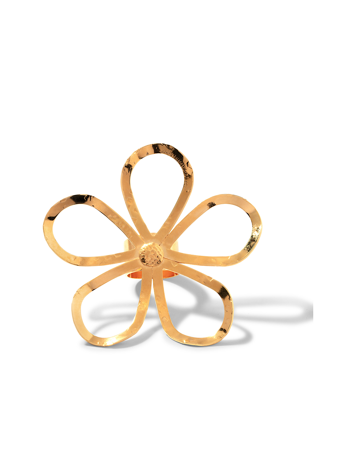 Gold Julia Flower Ring-Womens rings-JAREDJAMIN Jewelry Online-JAREDJAMIN - Fashion Jewelry &amp; Accessories